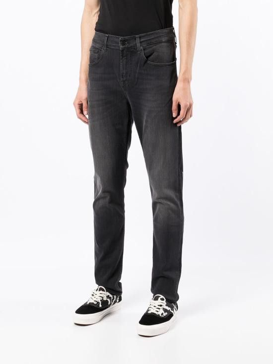 7 For All Mankind 7 FOR ALL MANKIND Men Denim Pants JSMXA240BB 7F00 Black Size US 38 / EU 54 - 2 Thumbnail