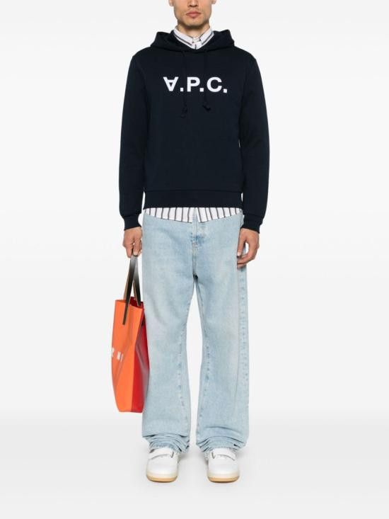 A.P.C. A.P.C. Women Hoodies COHBN M27908TIQ Blue Size S / US 4 / IT 40 - 2 Thumbnail