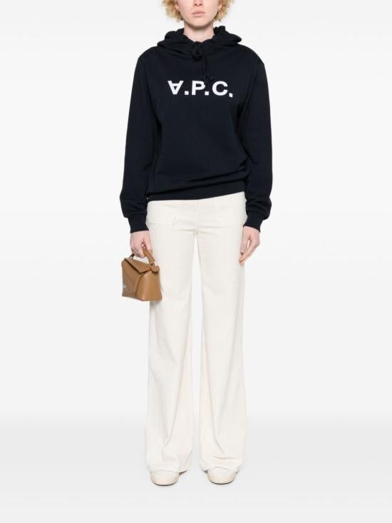 A.P.C. A.P.C. Women Hoodies COHBN M27908TIQ Blue Size S / US 4 / IT 40 - 6 Thumbnail