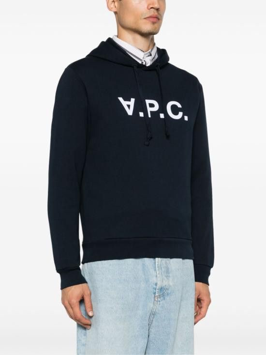 A.P.C. A.P.C. Women Hoodies COHBN M27908TIQ Blue Size S / US 4 / IT 40 - 3 Thumbnail