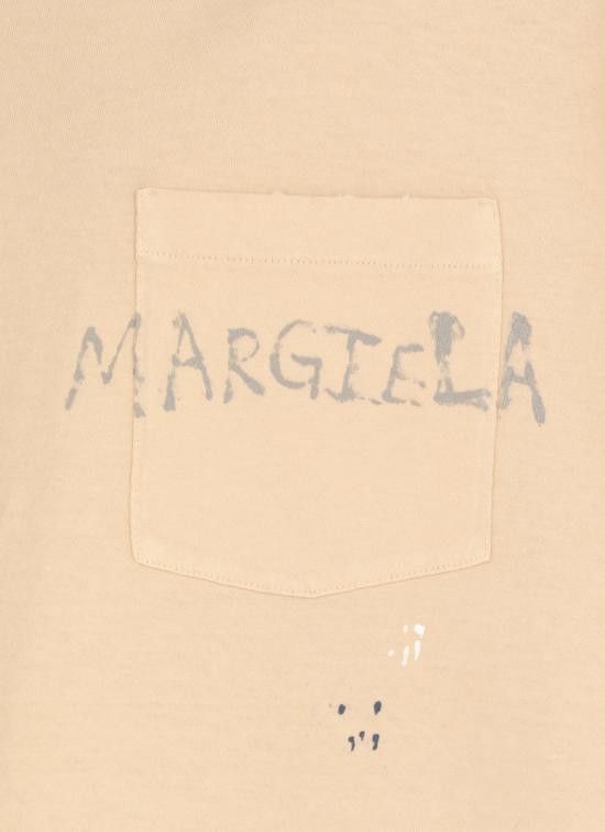 Maison Margiela MAISON MARGIELA Men T-Shirts S50GC0714 S24567112 Beige Size US XS / EU 42 / 0 - 4 Thumbnail