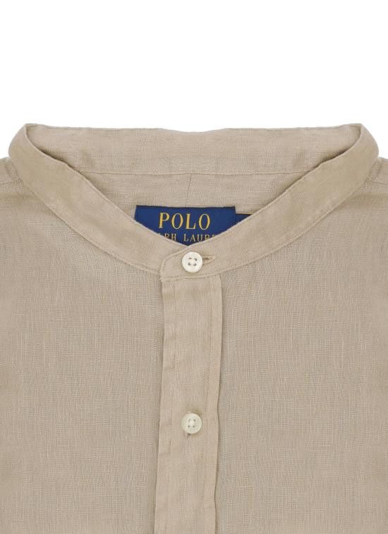 Ralph Lauren RALPH LAUREN Men Long Tops 710968925 004 Beige Size US XL / EU 56 / 4 - 2 Thumbnail