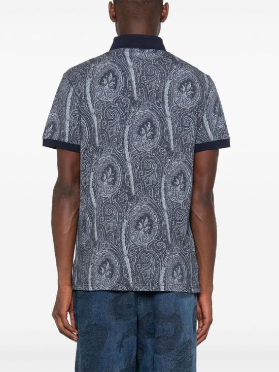 Etro ETRO Men T-Shirts MRMD0004 AK472X0883 Blue Size US S / EU 44-46 / 1 - 2 Thumbnail