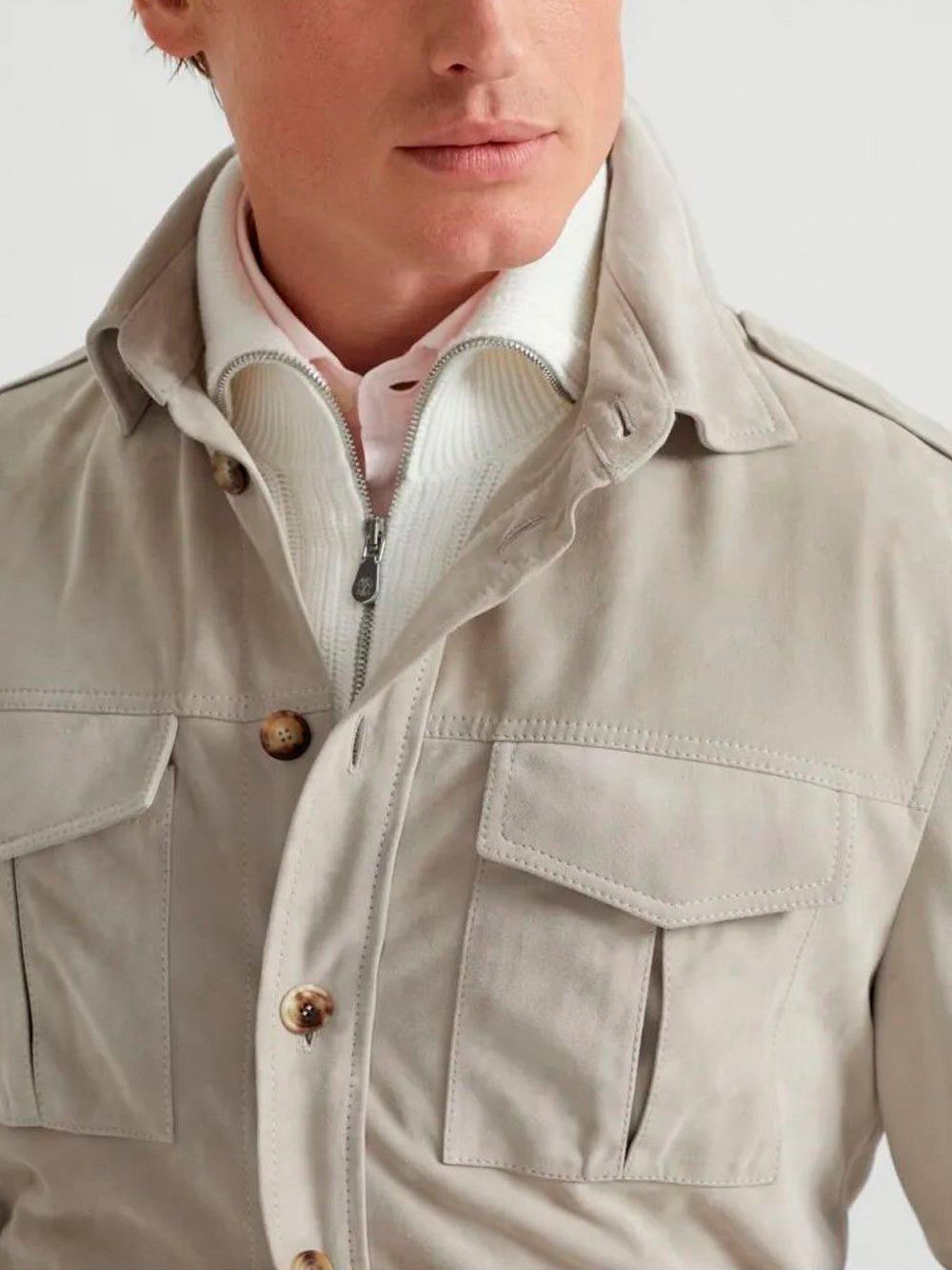 Brunello Cucinelli Overshirt Size US XL / EU 56 / 4 - 6 Thumbnail