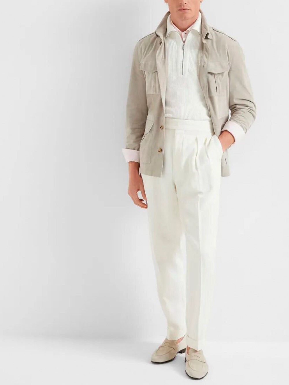 Brunello Cucinelli Overshirt Size US XL / EU 56 / 4 - 2 Thumbnail