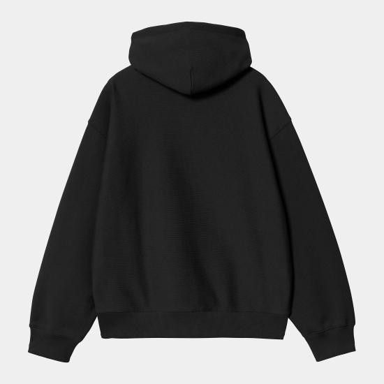 Carhartt Wip CARHARTT WIP Men Hoodies I034430 Hooded Label Script Sweat89 XX Black Size US M / EU 48-50 / 2 - 2 Thumbnail