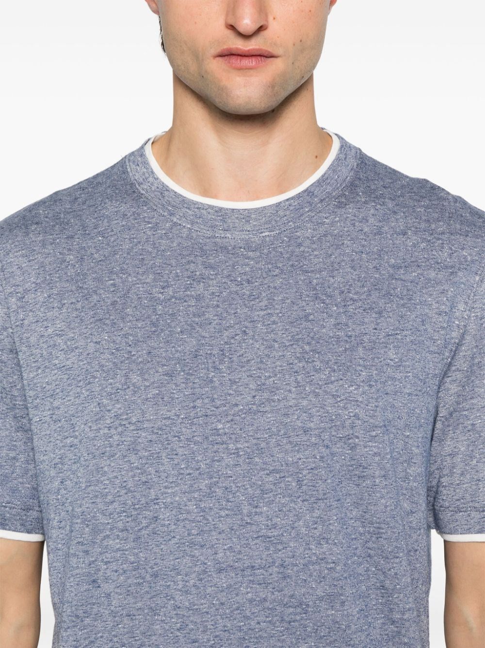 Brunello Cucinelli T-Shirt With Faux-Layering Size US XS / EU 42 / 0 - 4 Thumbnail