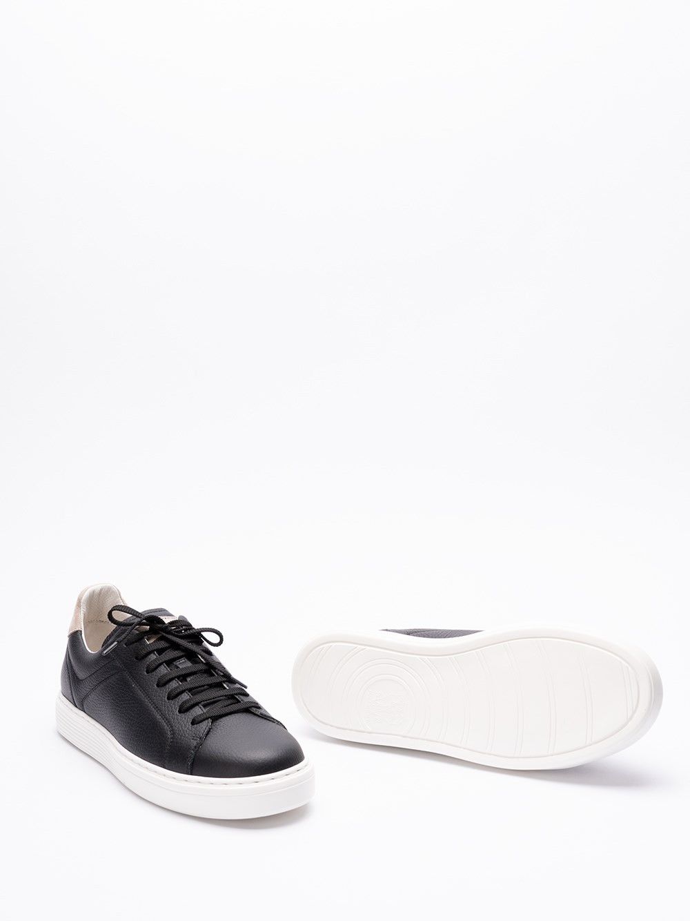 Brunello Cucinelli Grained Calfskin Sneakers Size US 10 / EU 43 - 4 Thumbnail