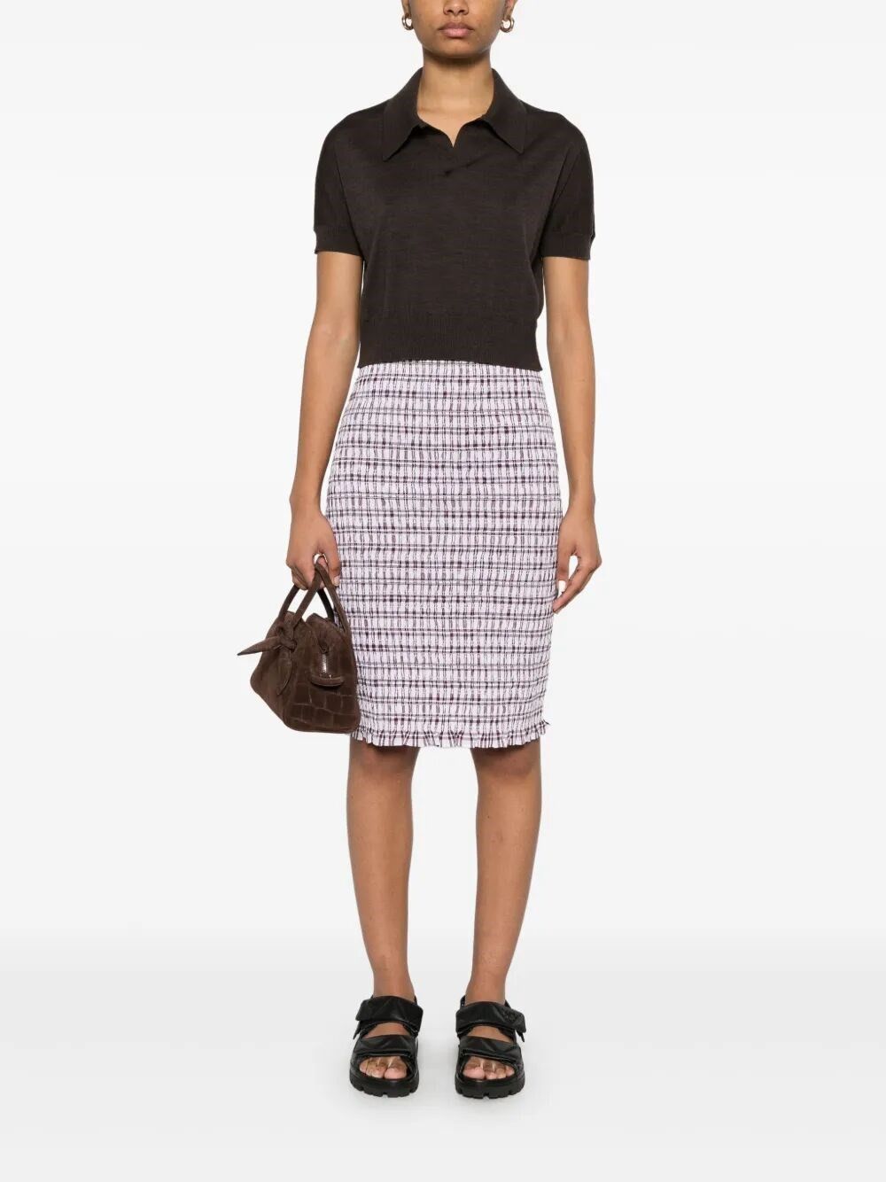 Prada Cotton Skirt Size 28" / US 6 / IT 42 - 2 Thumbnail
