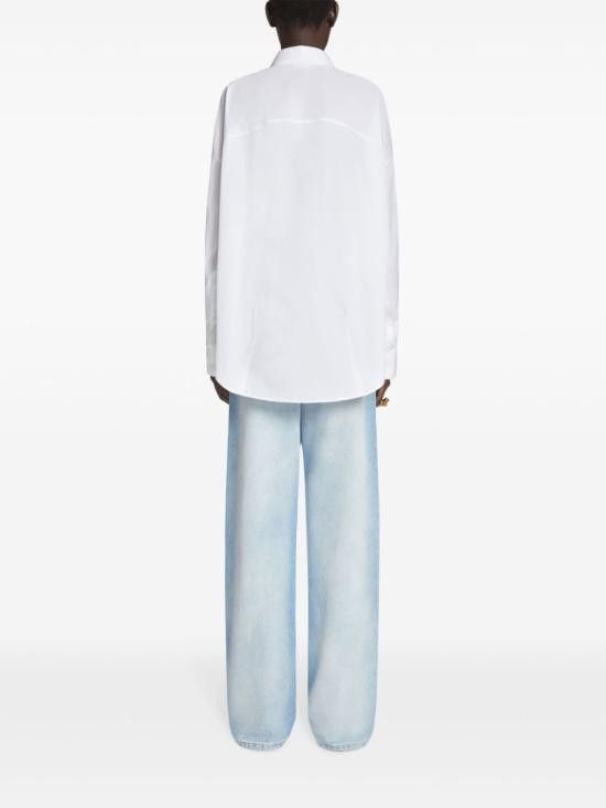 Dries Van Noten DRIES VAN NOTEN Women Shirts 010701 90201 White Size S / US 4 / IT 40 - 4 Thumbnail
