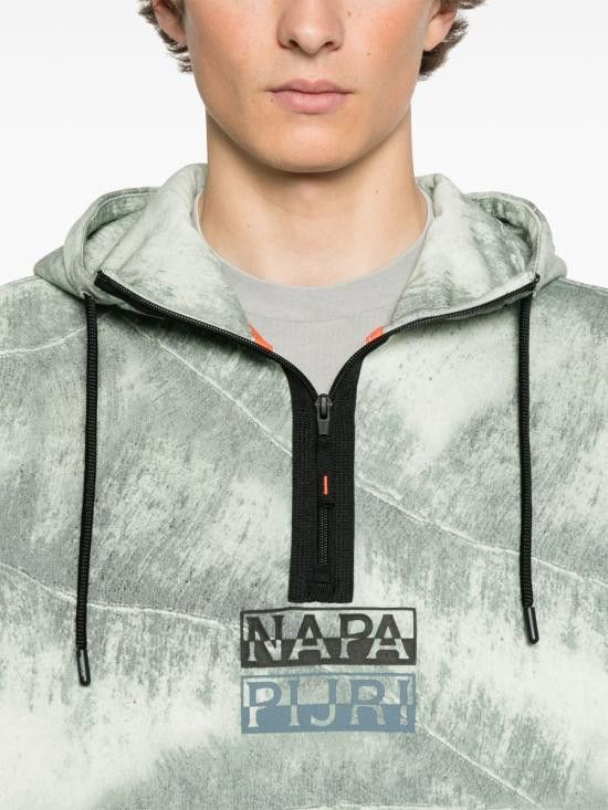 Napapijri NAPAPIJRI Men Hoodies NP0A4ICF FCP1 Green Size US M / EU 48-50 / 2 - 2 Thumbnail