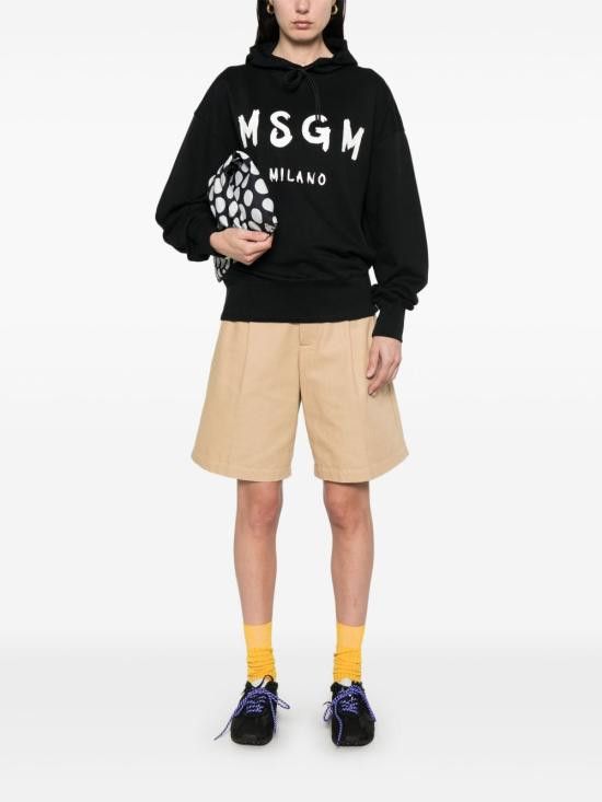 MSGM MSGM Women Hoodies 2000MDM515 30000099 Black Size S / US 4 / IT 40 - 4 Thumbnail