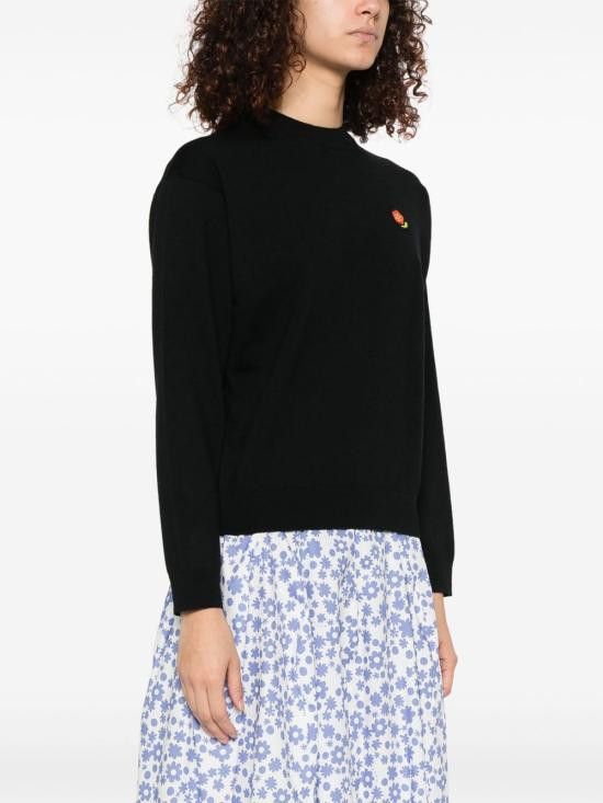 Kenzo KENZO Women Sweater FF52PU7123LB 99J Black Size M / US 6-8 / IT 42-44 - 4 Thumbnail