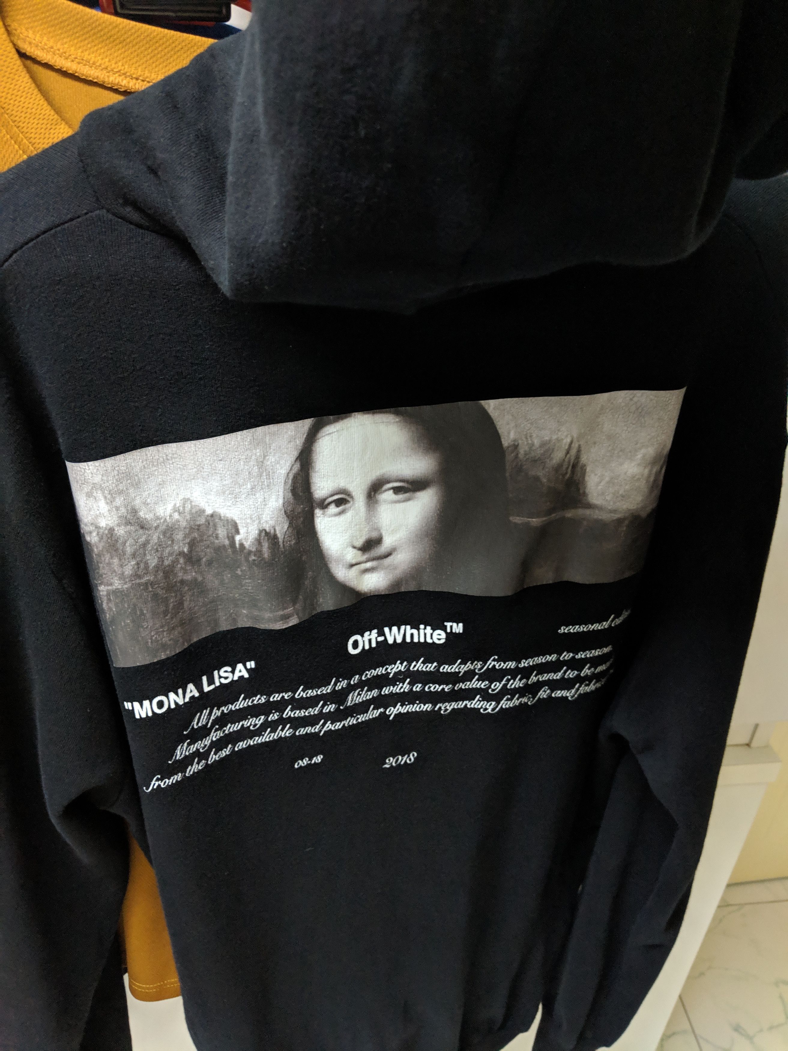 Off White Off White For All Collection Mona Lisa 04 Hoodie Grailed