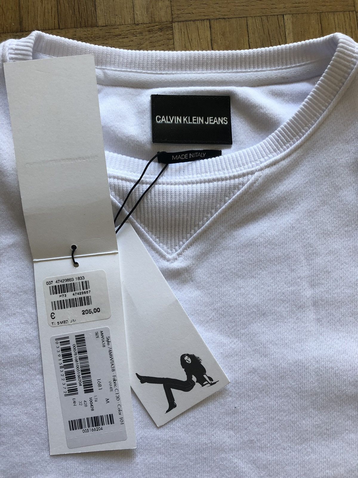 Calvin Klein Brooke Shields Patch Classic Crewneck Size US M / EU 48-50 / 2 - 2 Thumbnail
