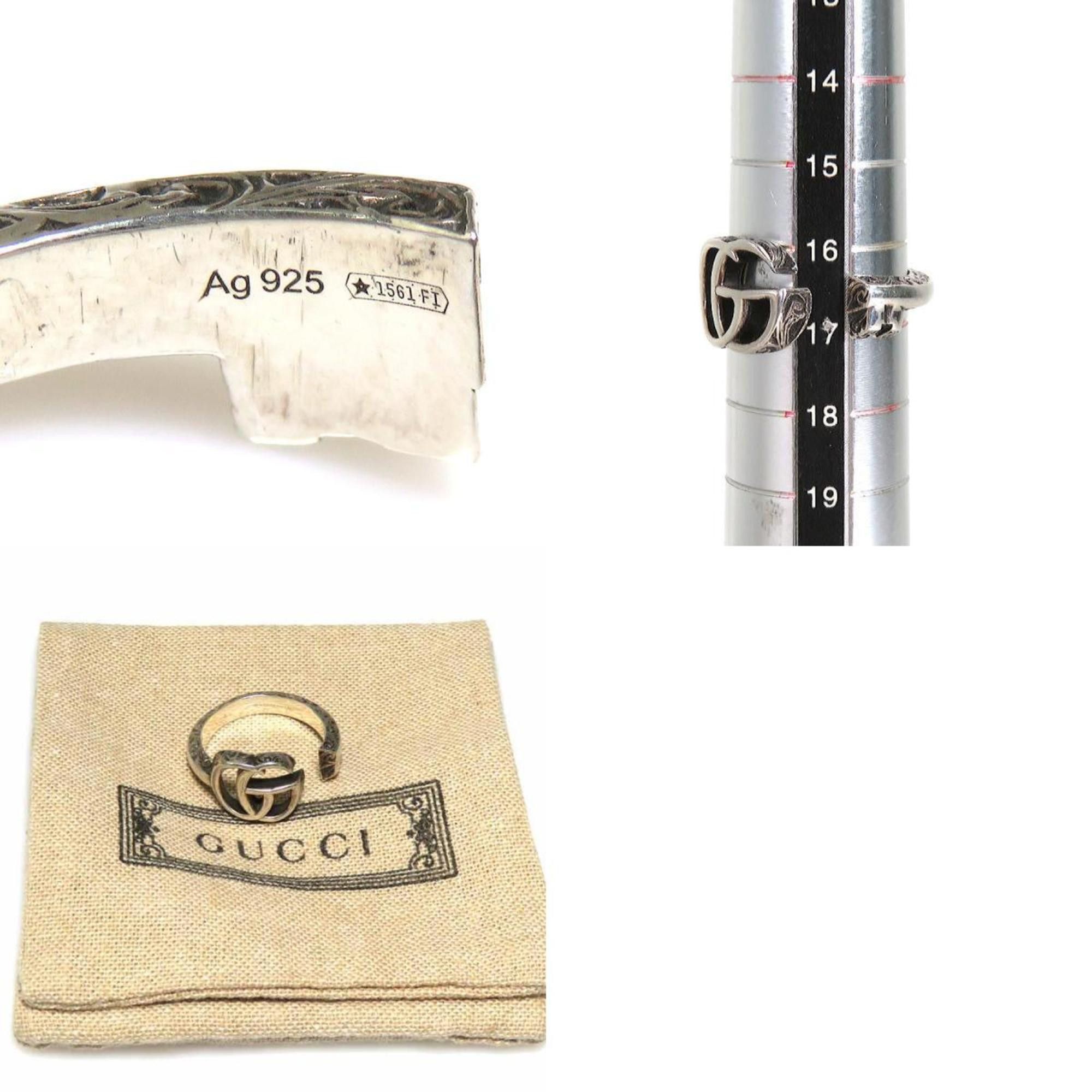 Gucci Gucci Ring Silver 925 Men's h31055g Size ONE SIZE - 5 Thumbnail