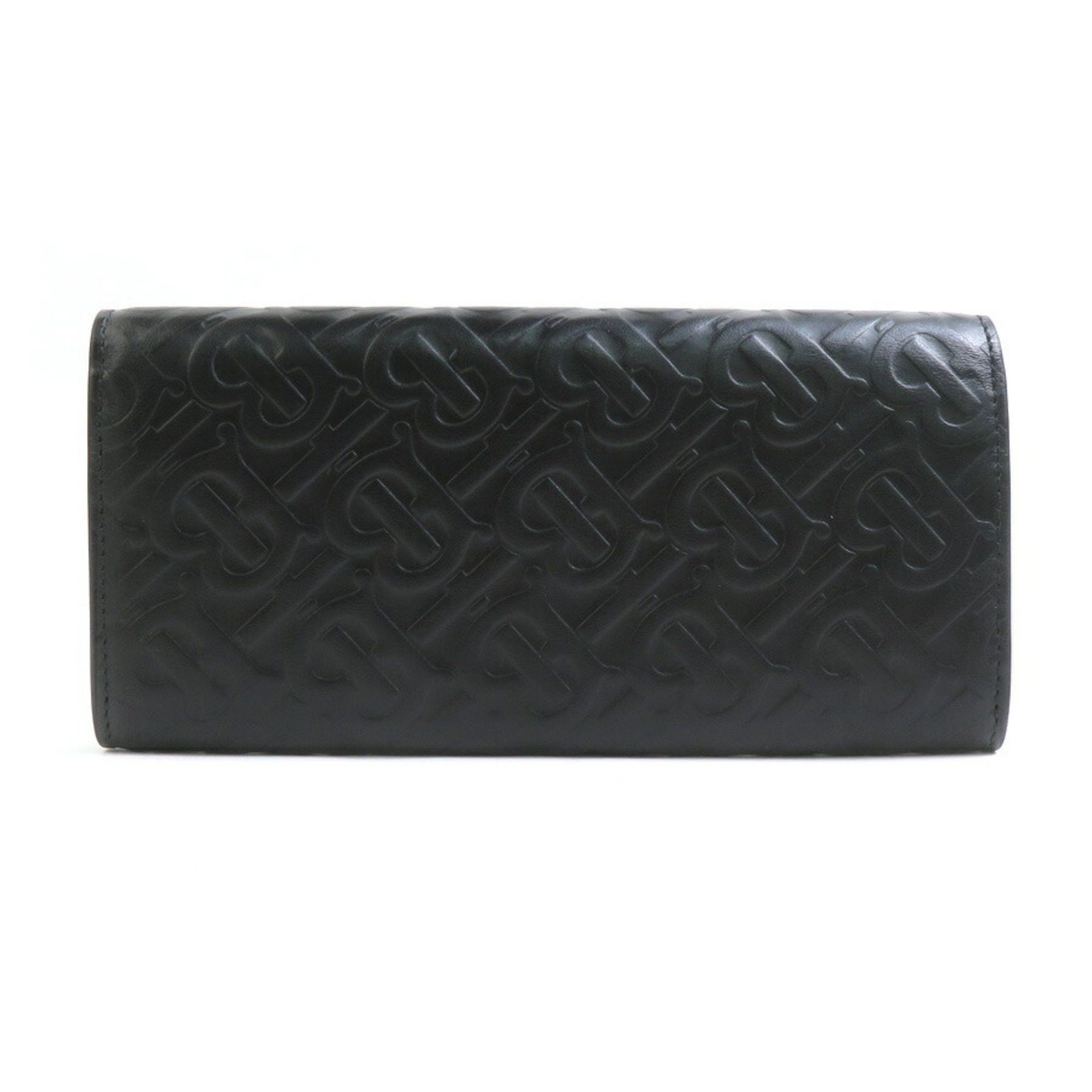 Burberry Burberry Long Wallet Leather Black Men's Women's h31049k Size ONE SIZE - 2 Thumbnail