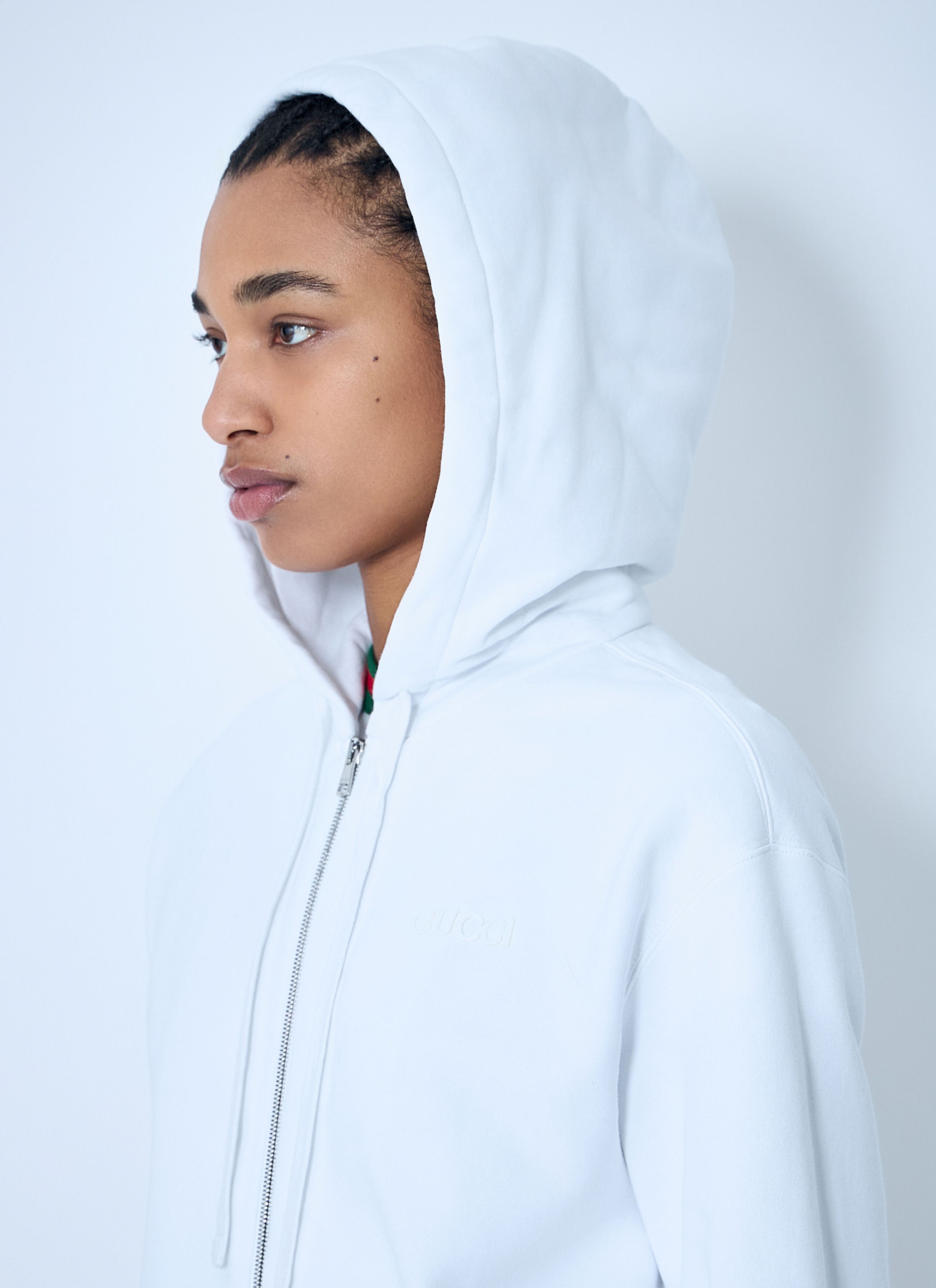 Gucci Web Trim Hooded Sweatshirt Size XS / US 0-2 / IT 36-38 - 5 Thumbnail