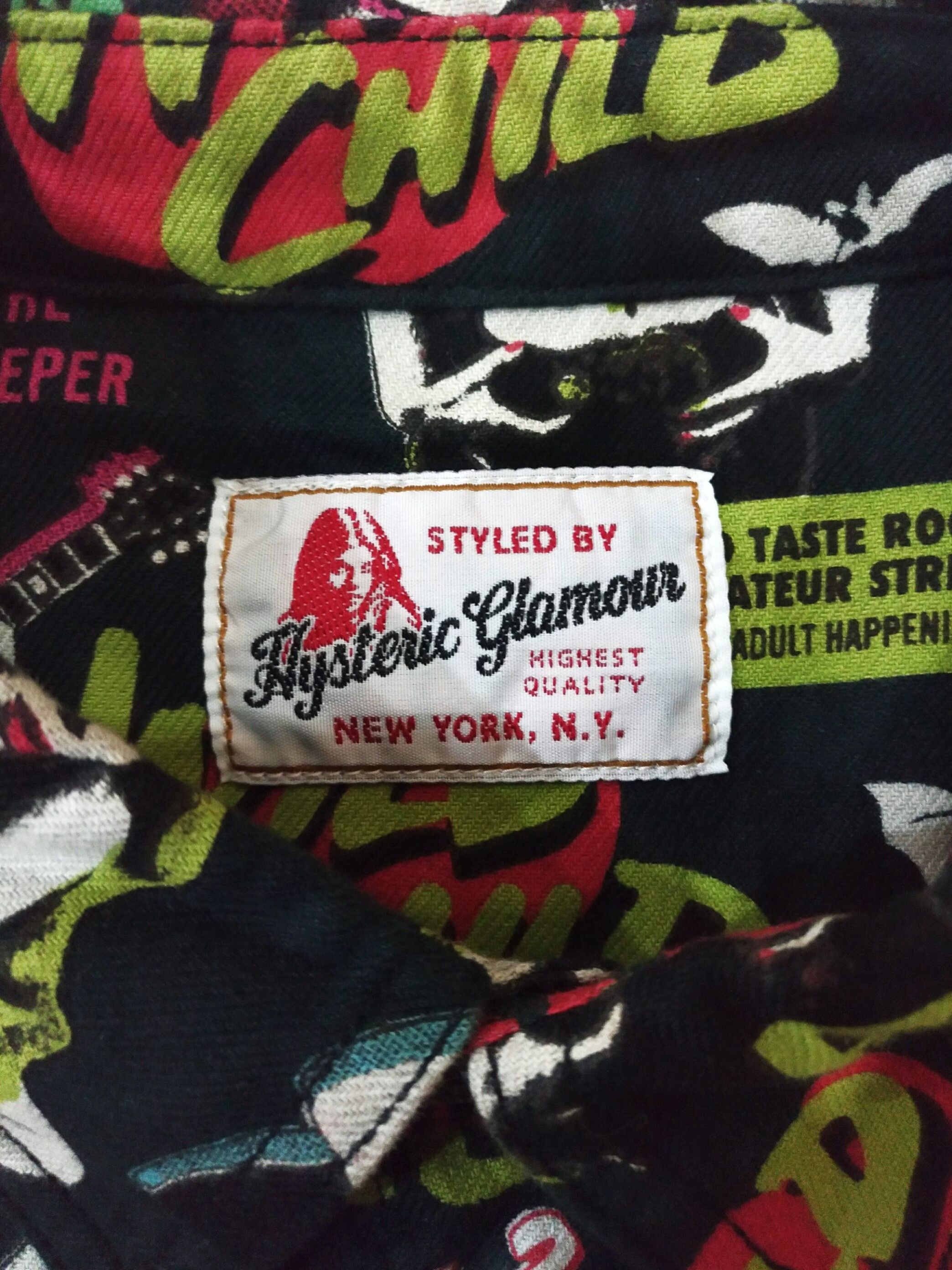 Hysteric Glamour Vintage Hysteric Glamour Thrills& Delights Long Sleeve Shirt Size US M / EU 48-50 / 2 - 3 Thumbnail
