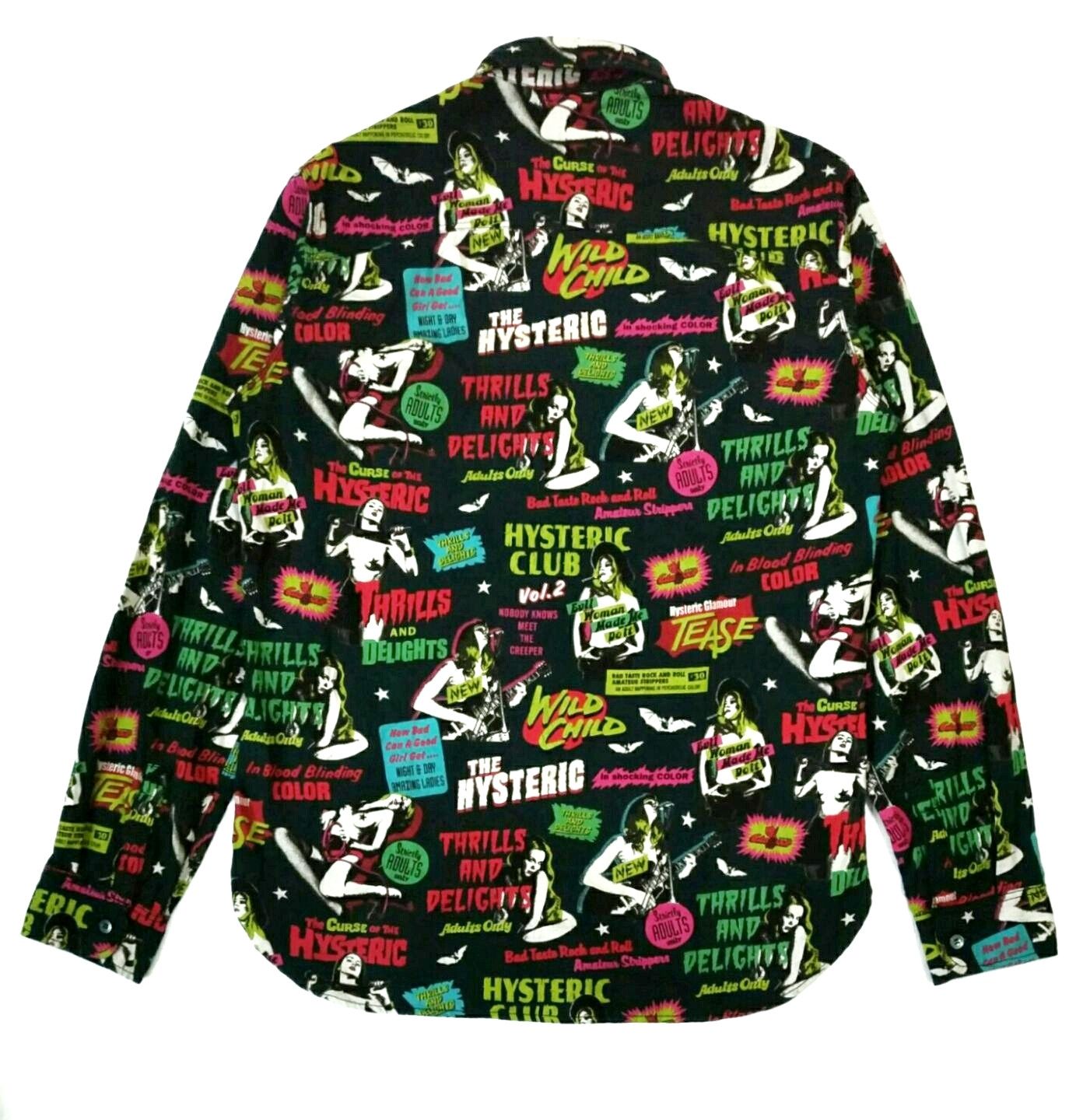 Hysteric Glamour Vintage Hysteric Glamour Thrills& Delights Long Sleeve Shirt Size US M / EU 48-50 / 2 - 2 Thumbnail