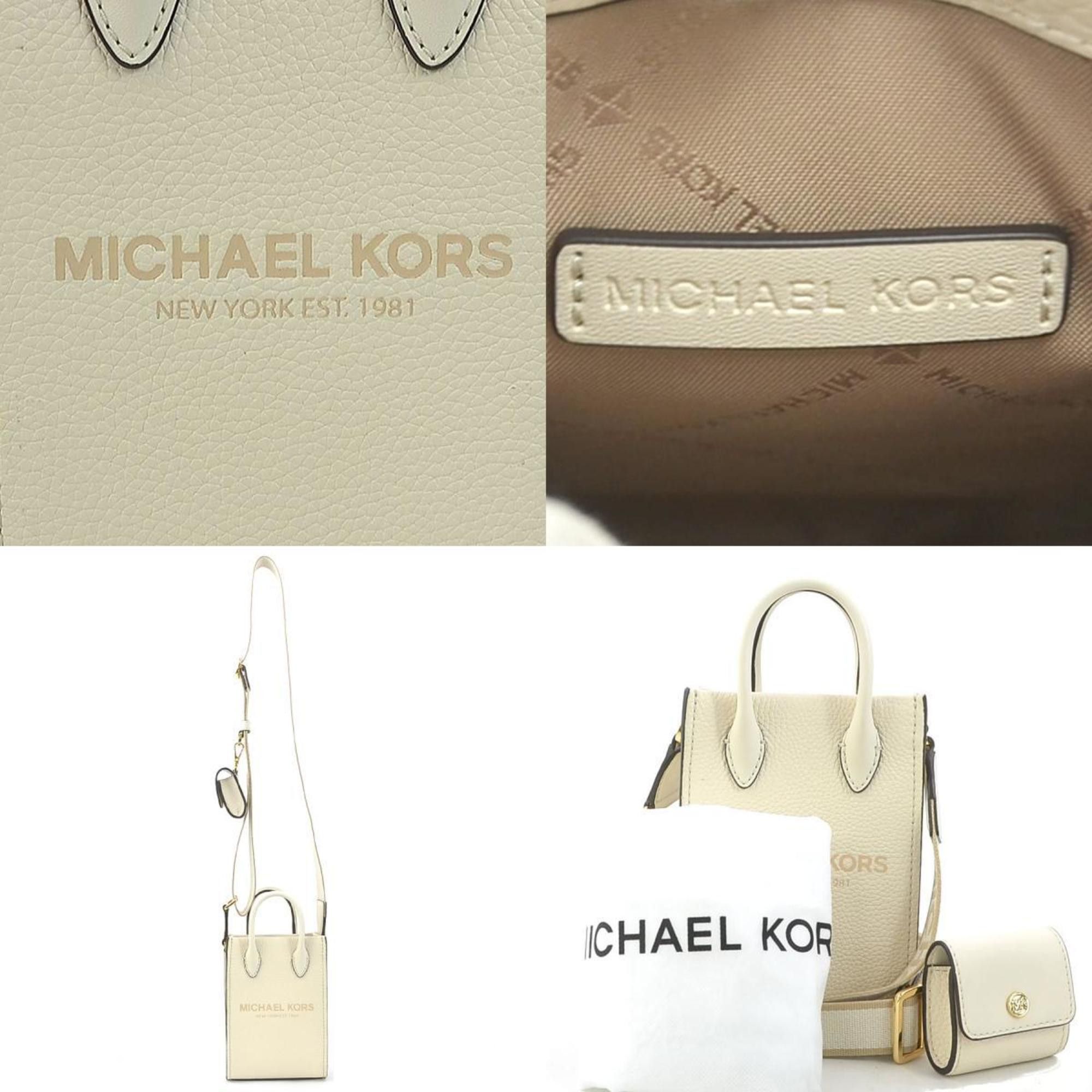 Michael Kors Michael Kors shoulder bag leather ivory women's h31036g Size ONE SIZE - 5 Thumbnail