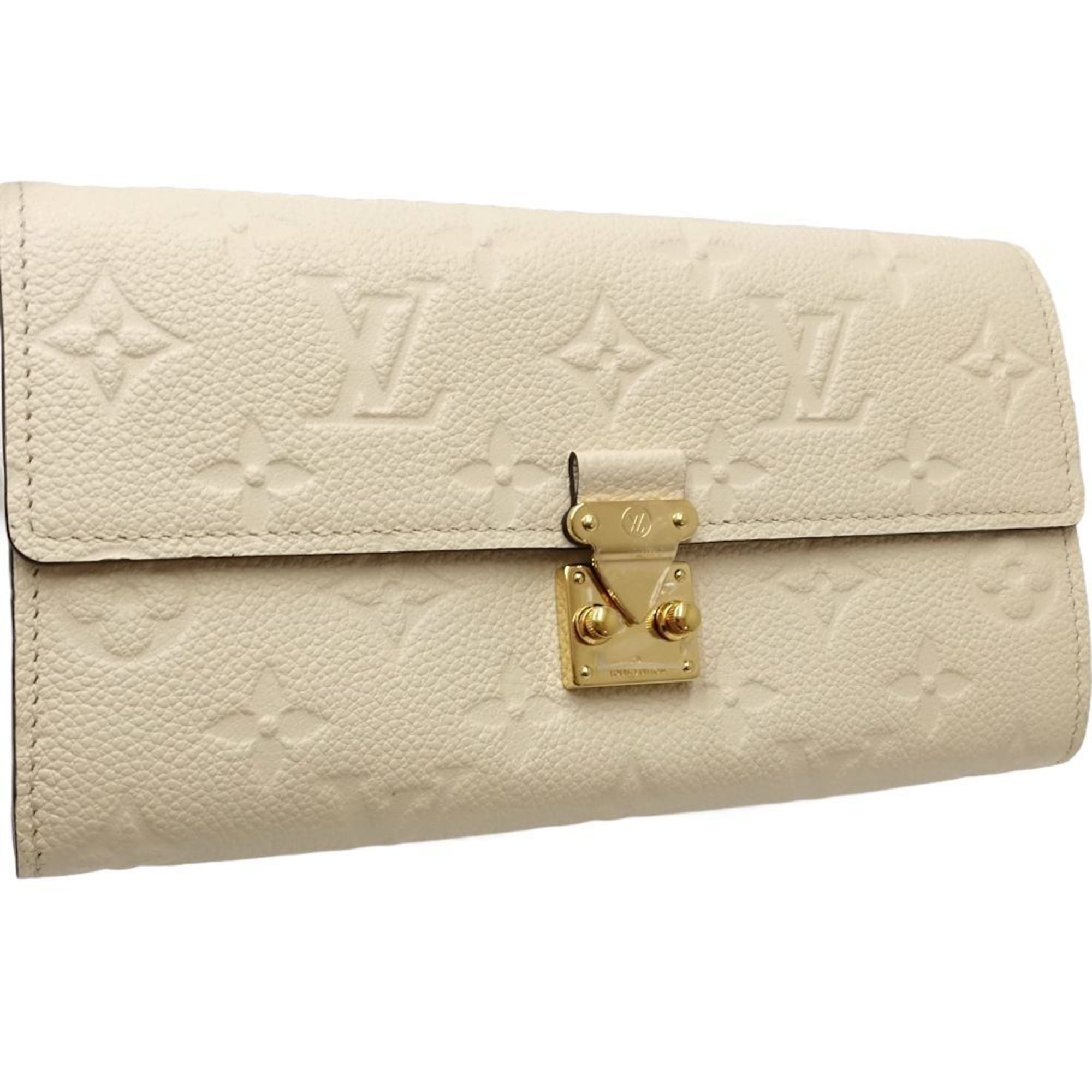 Louis Vuitton Louis Vuitton Long Wallet M83276 Portefeuille Sarah Metis Monogram Empreinte Crème 181319 Size ONE SIZE - 2 Thumbnail