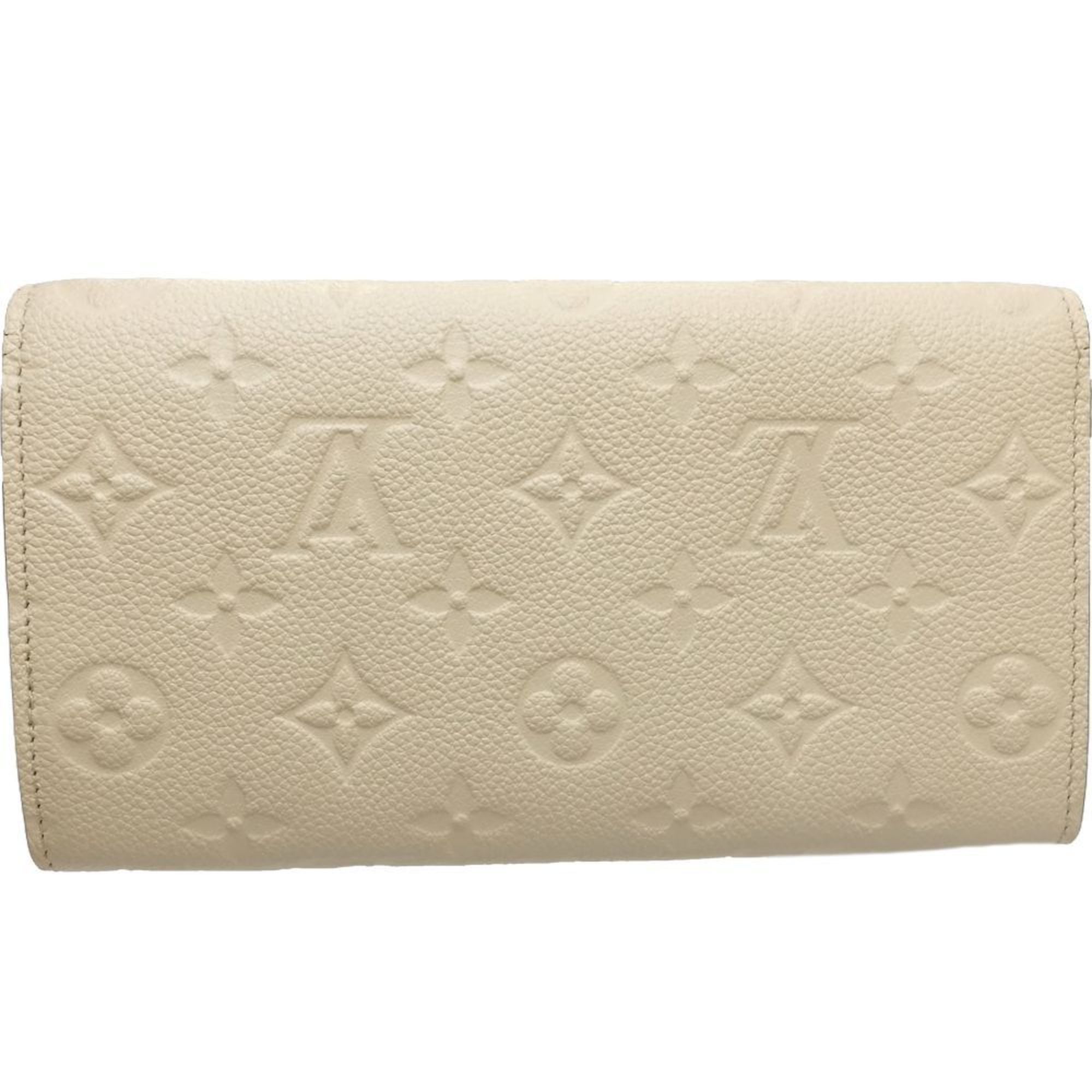 Louis Vuitton Louis Vuitton Long Wallet M83276 Portefeuille Sarah Metis Monogram Empreinte Crème 181319 Size ONE SIZE - 3 Thumbnail