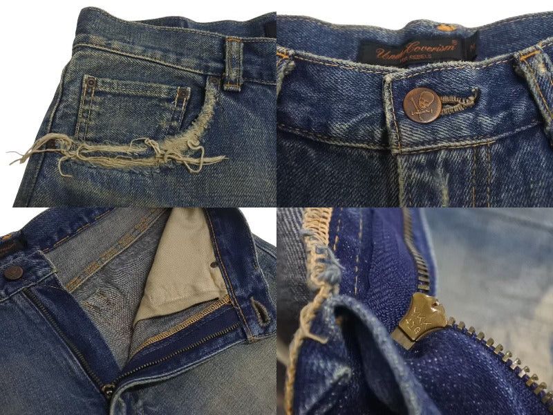 Undercover UNDERCOVER Distressed Denim Pants Size M Size US 32 / EU 48 - 4 Thumbnail