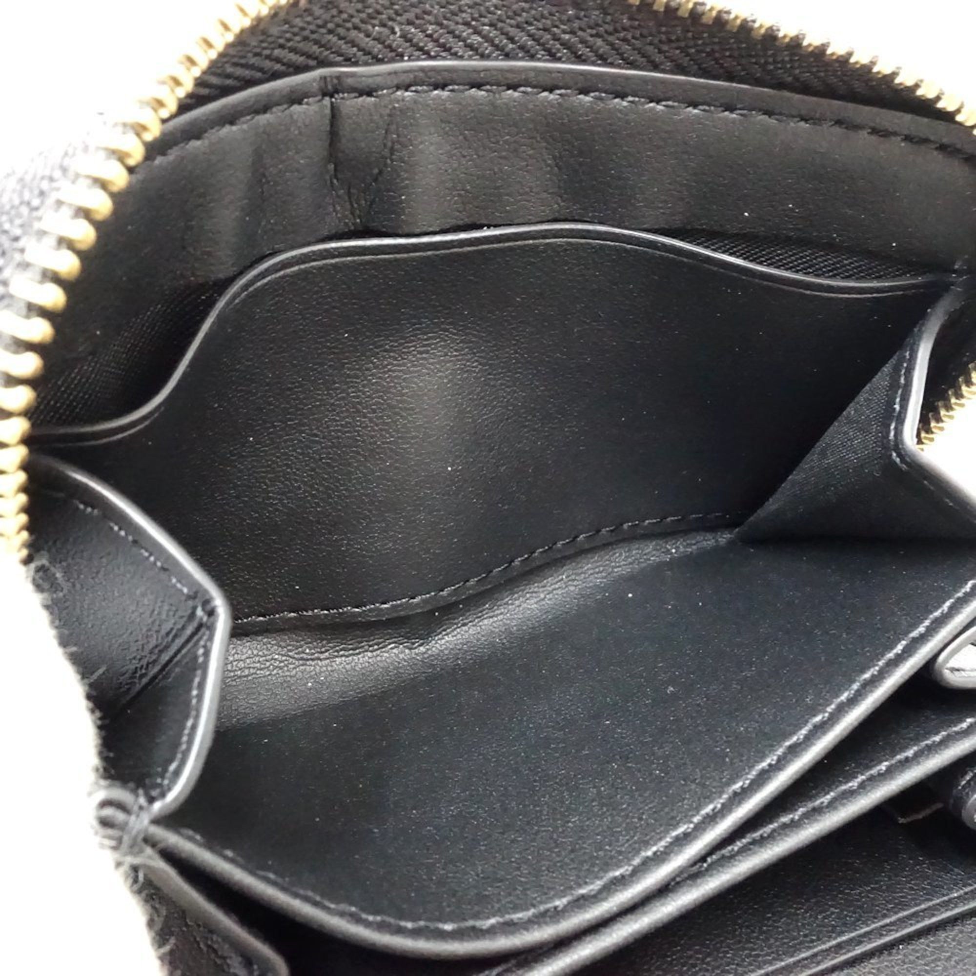 Coach COACH Wallet/Coin Case CM505 Small Zip Business Card Holder/Card Quilted Leather Black 181338 Size ONE SIZE - 8 Thumbnail