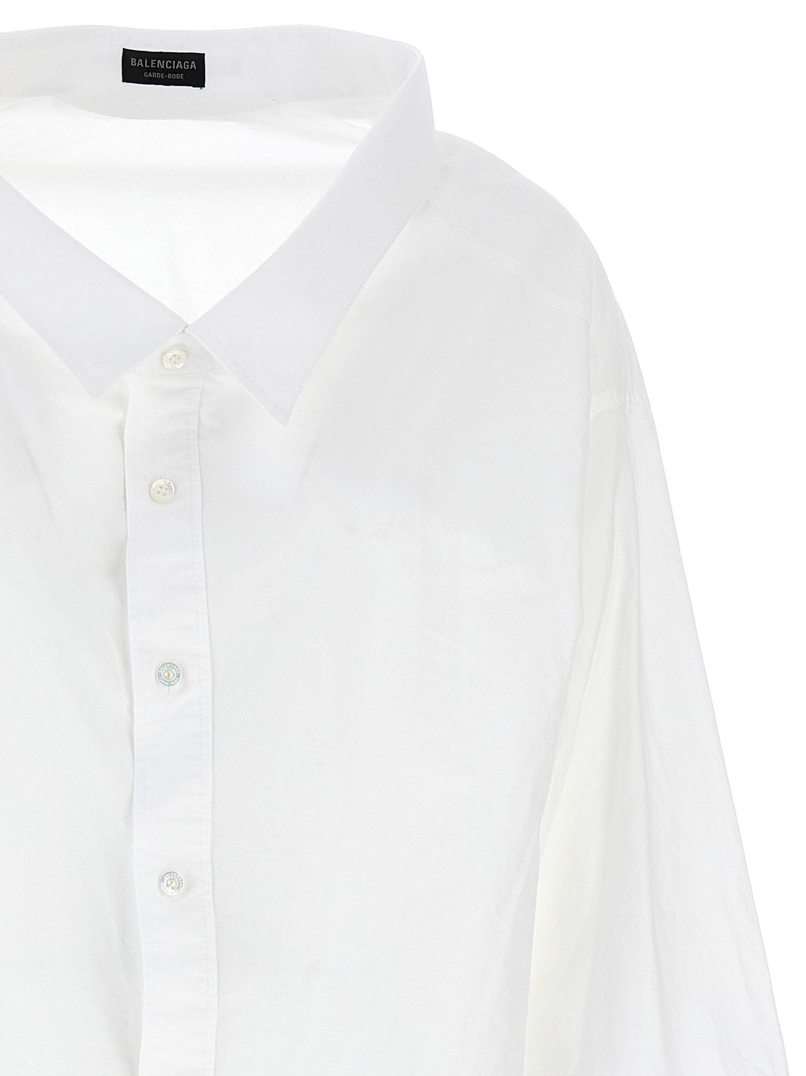 Balenciaga Off-Shoulder Shirt Size XS / US 0-2 / IT 36-38 - 3 Thumbnail