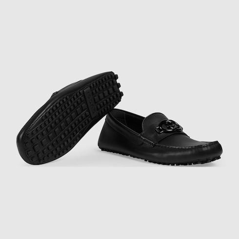 Gucci Gucci Interlocking G Leather Drivers SIZE 5.5 Size ONE SIZE - 3 Thumbnail