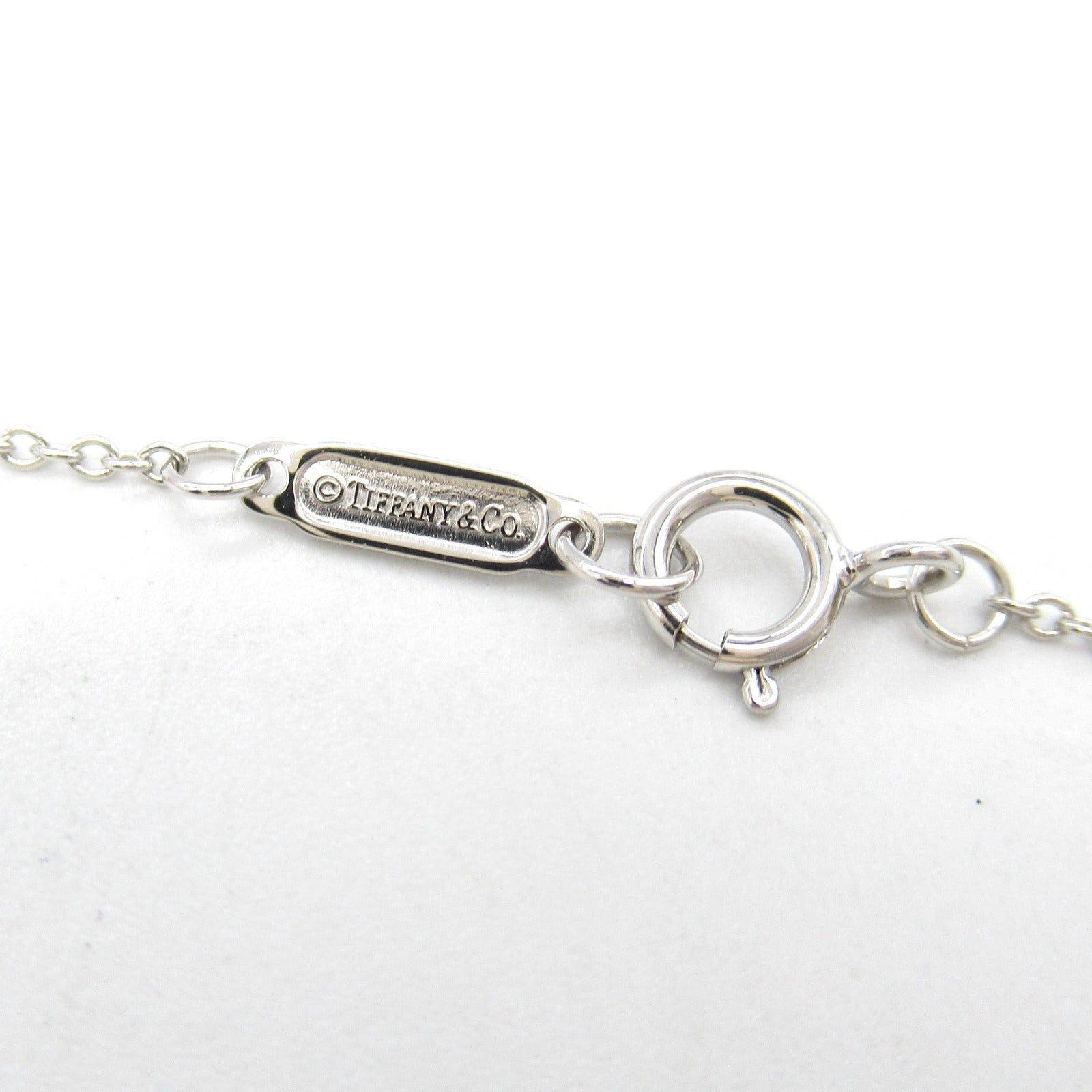 Tiffany & Co. Tiffany Co Metro Heart Necklace Diamond K18Wg (White Gold) Clear Size ONE SIZE - 4 Thumbnail