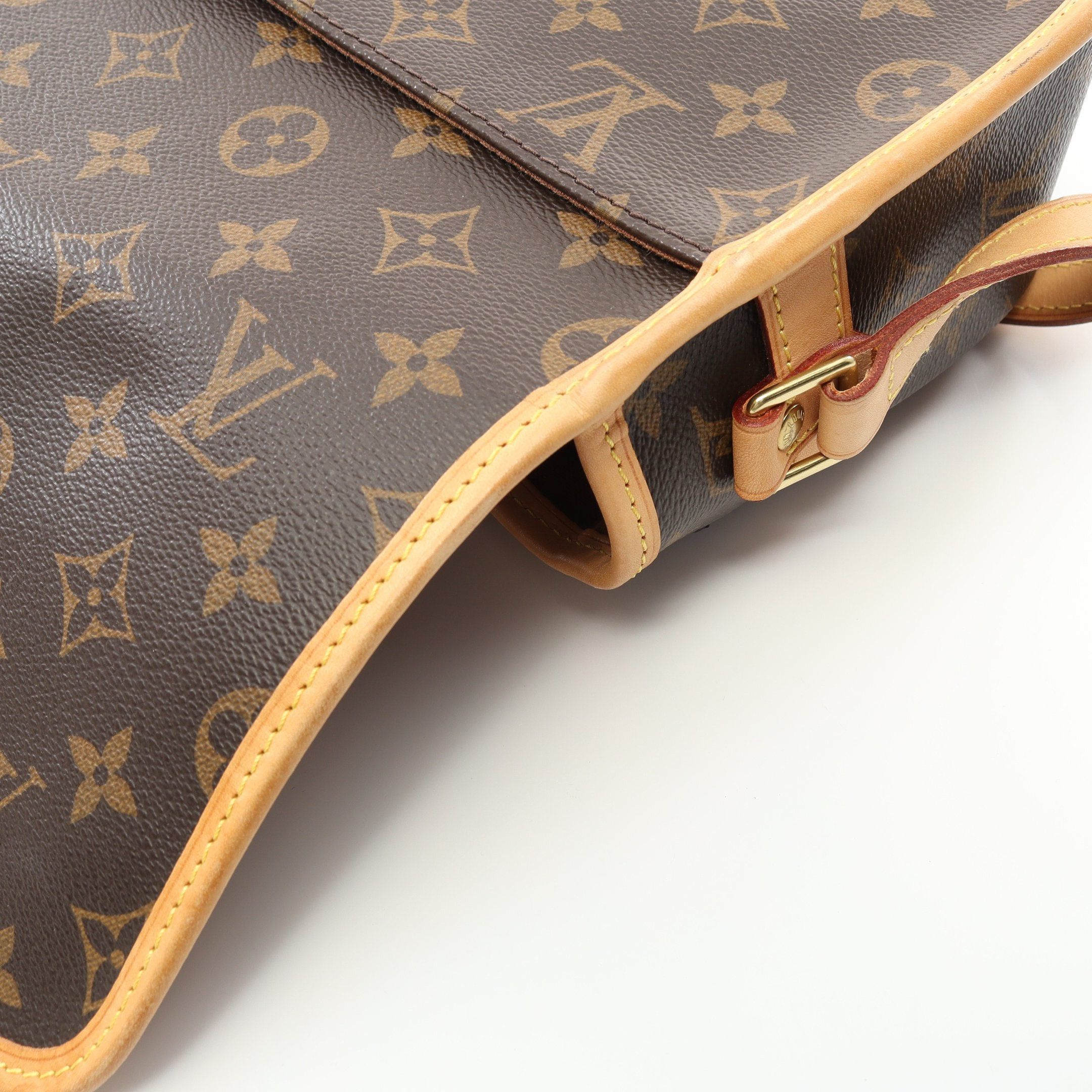 Louis Vuitton Louis Vuitton Sologne Monogram Shoulder Bag Leather Brown Size ONE SIZE - 8 Thumbnail