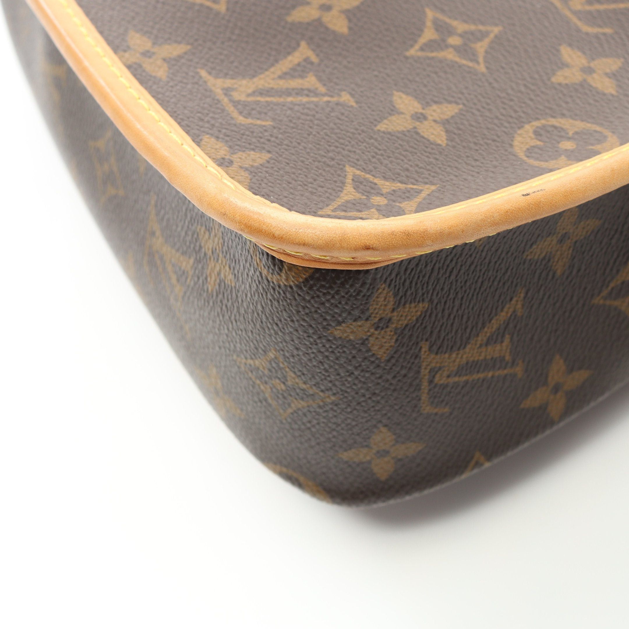 Louis Vuitton Louis Vuitton Sologne Monogram Shoulder Bag Leather Brown Size ONE SIZE - 7 Thumbnail