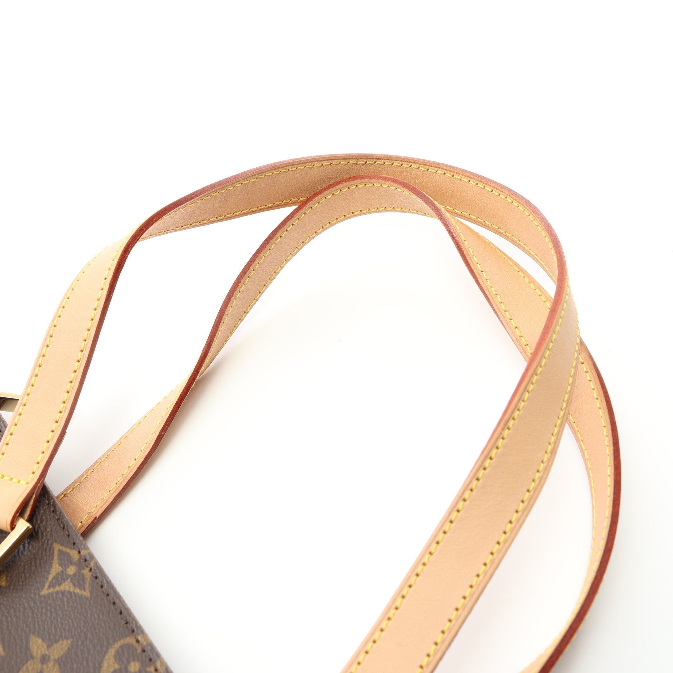 Louis Vuitton Louis Vuitton Cabas Piano Monogram Shoulder Bag Leather Brown Size ONE SIZE - 8 Thumbnail