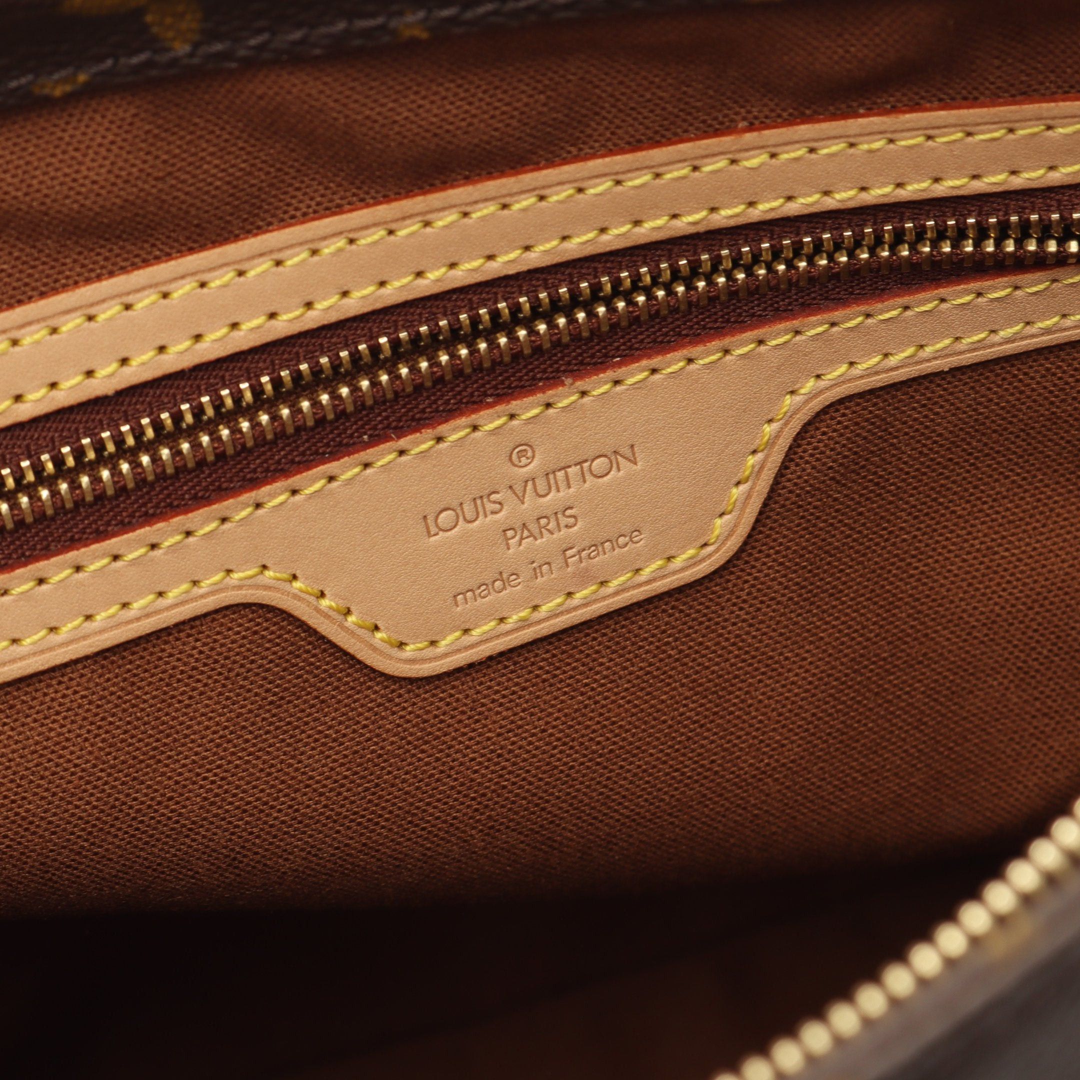 Louis Vuitton Louis Vuitton Cabas Piano Monogram Shoulder Bag Leather Brown Size ONE SIZE - 4 Thumbnail