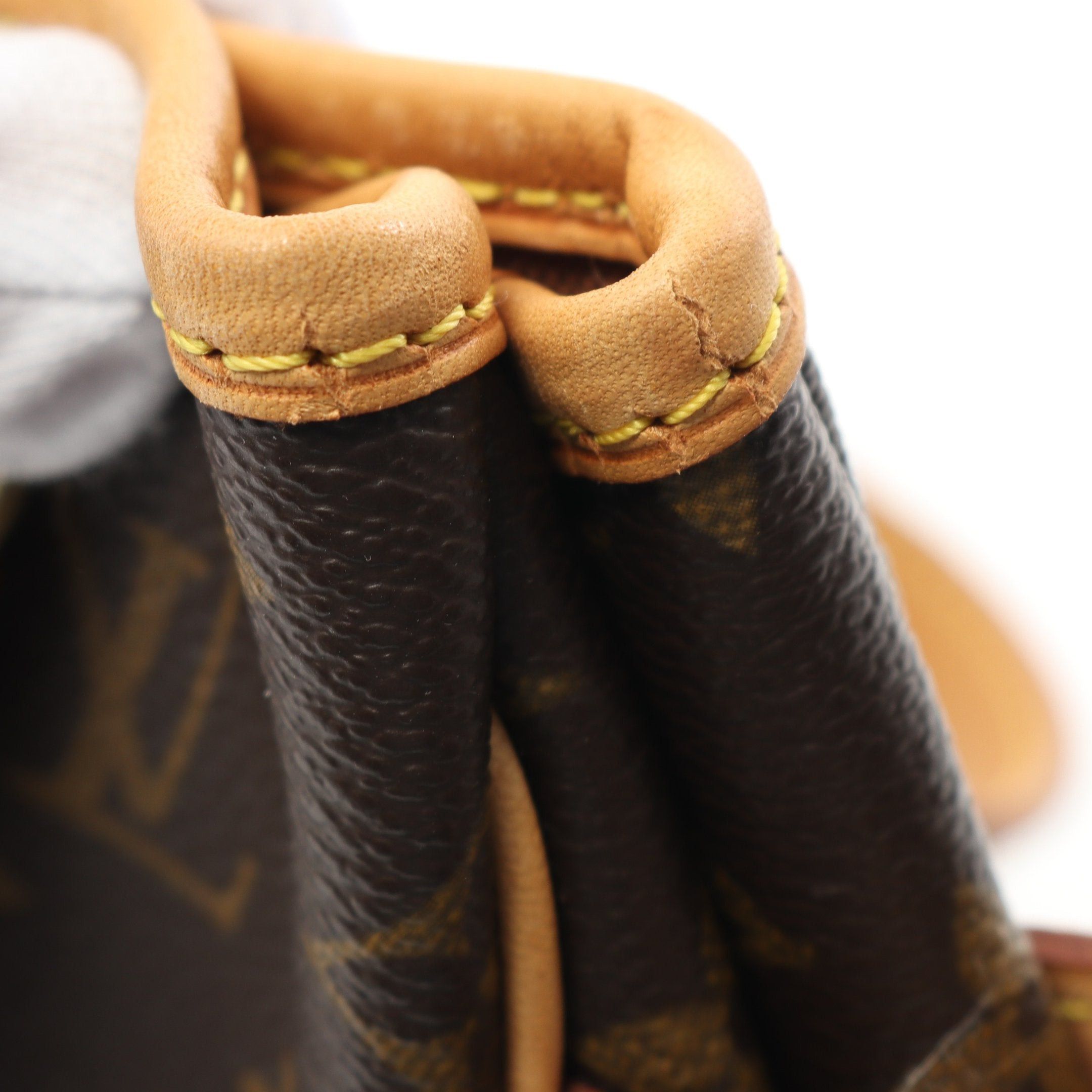 Louis Vuitton Louis Vuitton Batignolles Monogram Handbag Leather Brown Size ONE SIZE - 7 Thumbnail