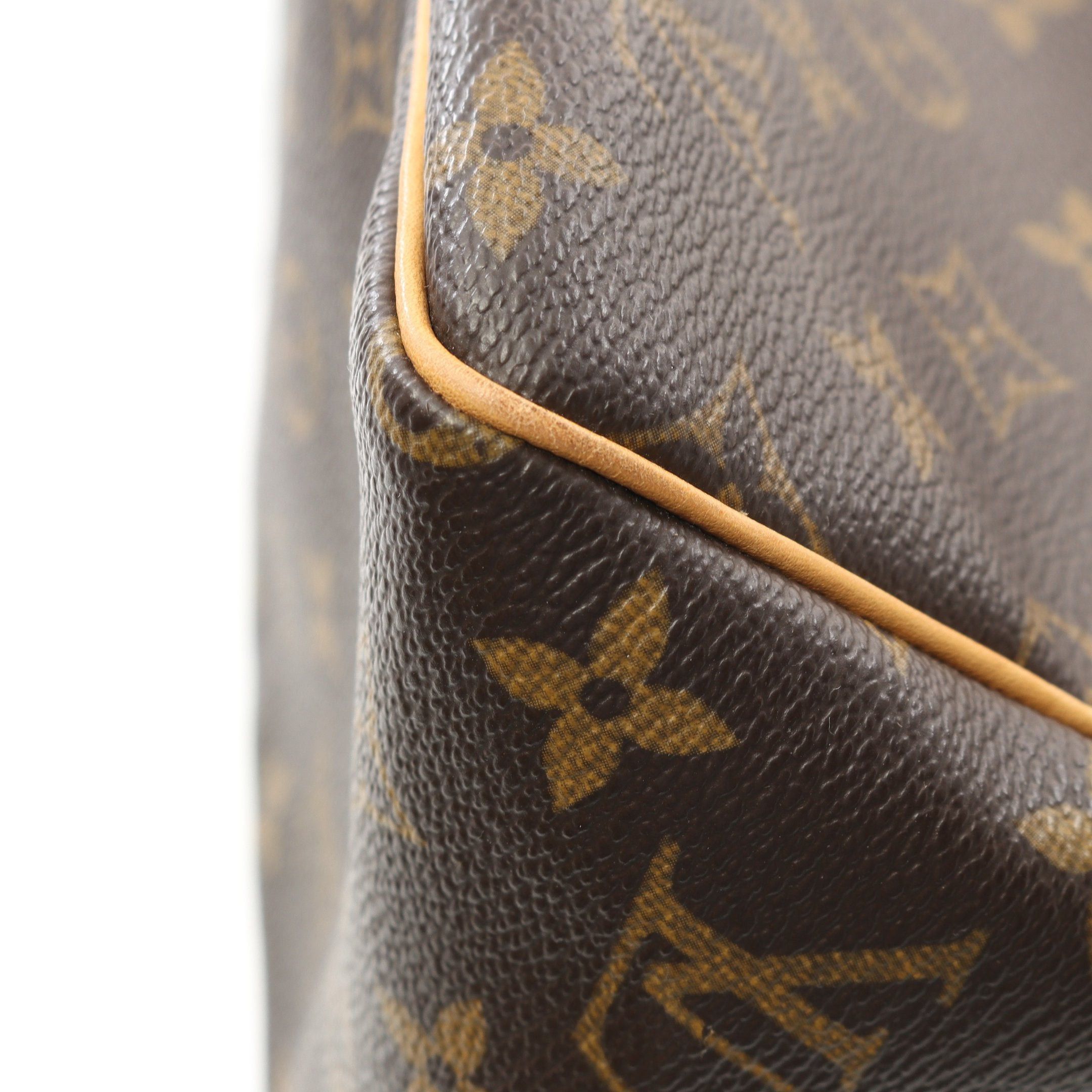 Louis Vuitton Louis Vuitton Batignolles Monogram Handbag Leather Brown Size ONE SIZE - 8 Thumbnail