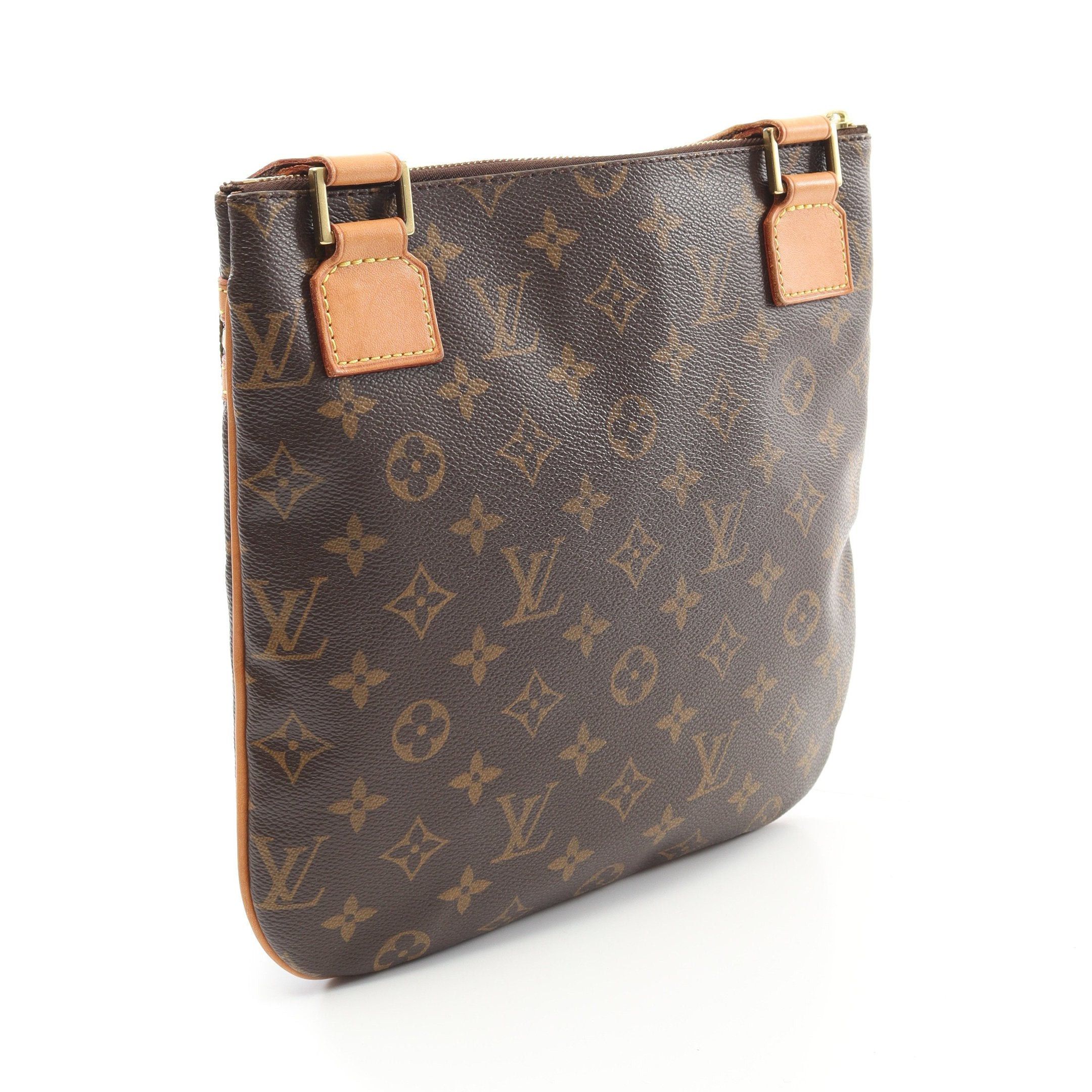 Louis Vuitton Louis Vuitton Pochette Bosphore Monogram Shoulder Bag Leather Brown Size ONE SIZE - 2 Thumbnail