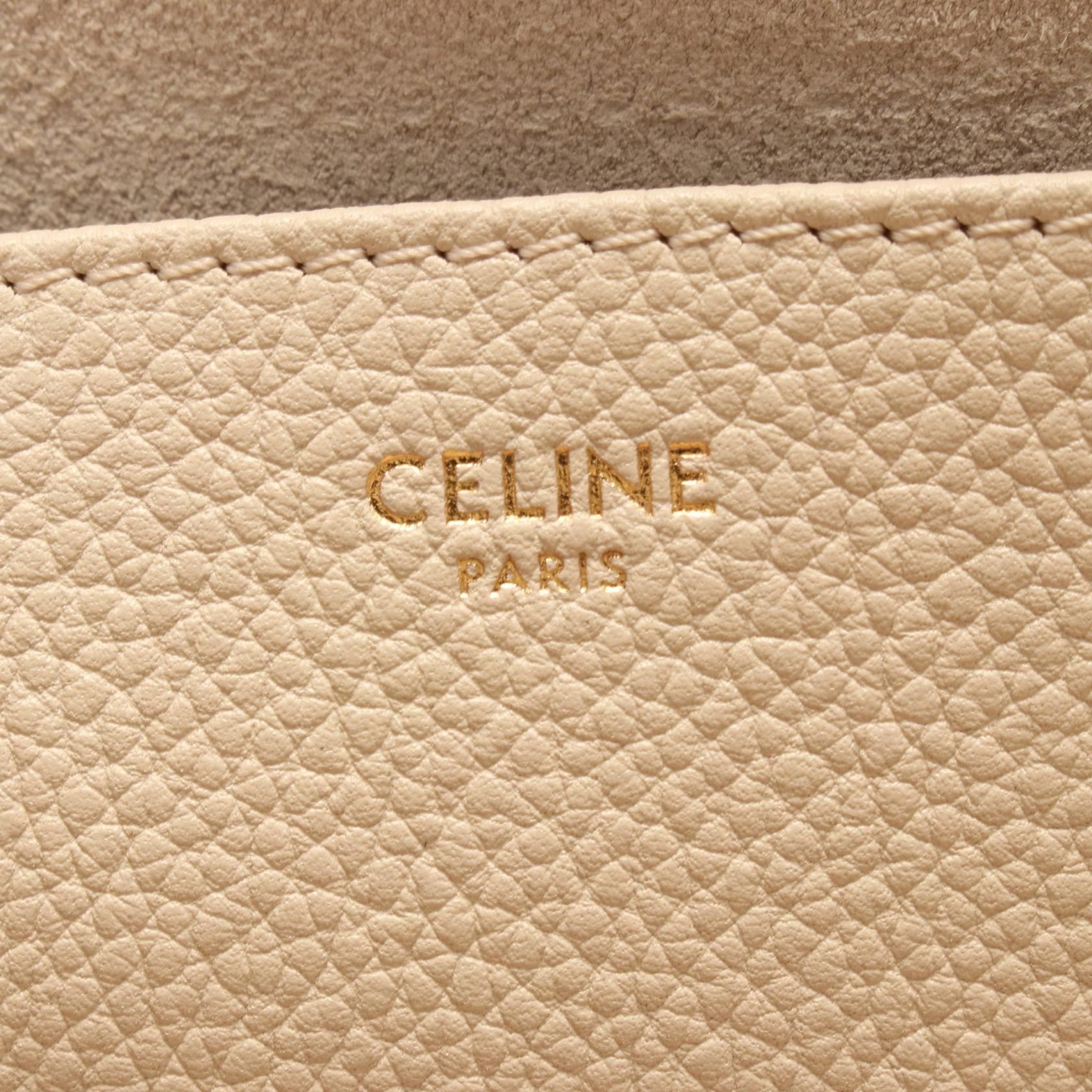 Celine Celine Medium Hippopotamus Anais Cuill Triomphe Handbag Tote Bag Leather Ivory Size ONE SIZE - 4 Thumbnail