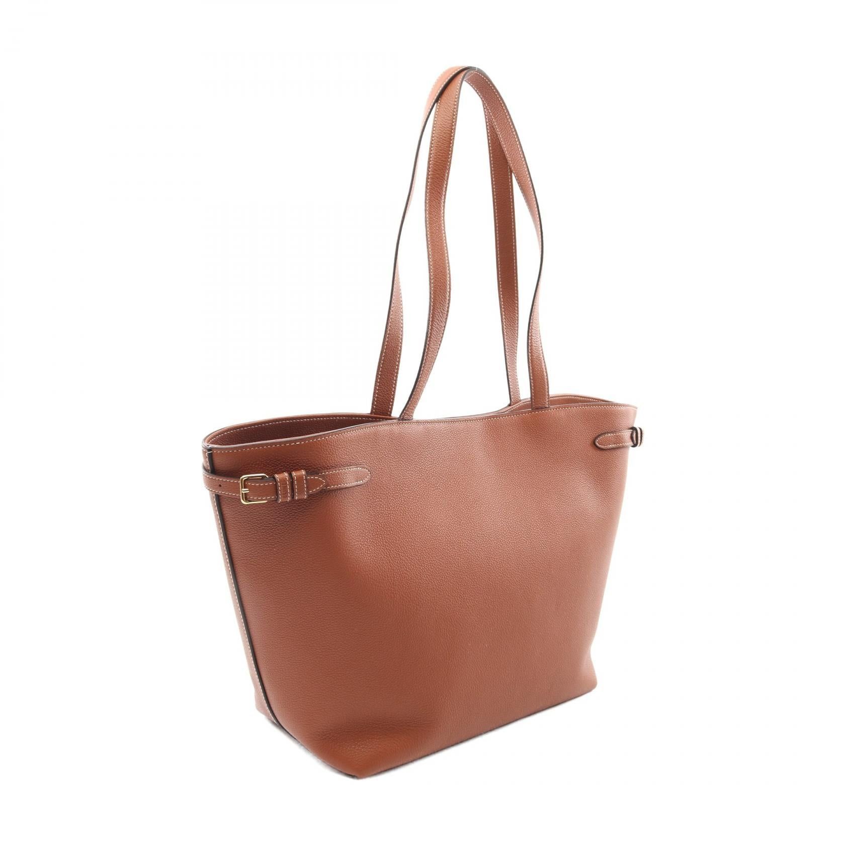 Celine Celine Medium Hippopotamus Anais Cuill Triomphe Handbag Tote Bag Leather Brown Size ONE SIZE - 2 Thumbnail