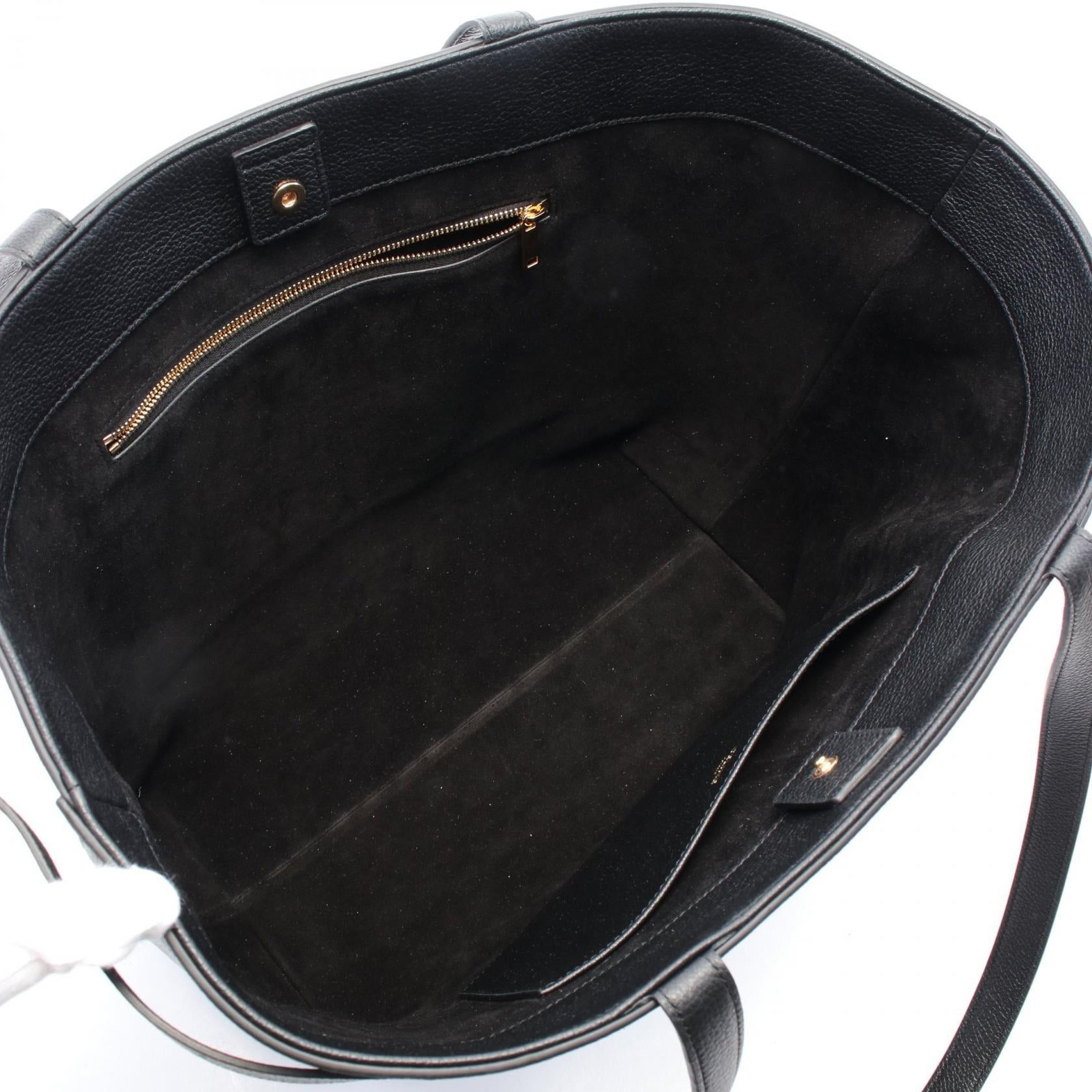 Celine Celine Medium Hippopotamus Anais Cuill Triomphe Handbag Tote Bag Leather Black Size ONE SIZE - 3 Thumbnail
