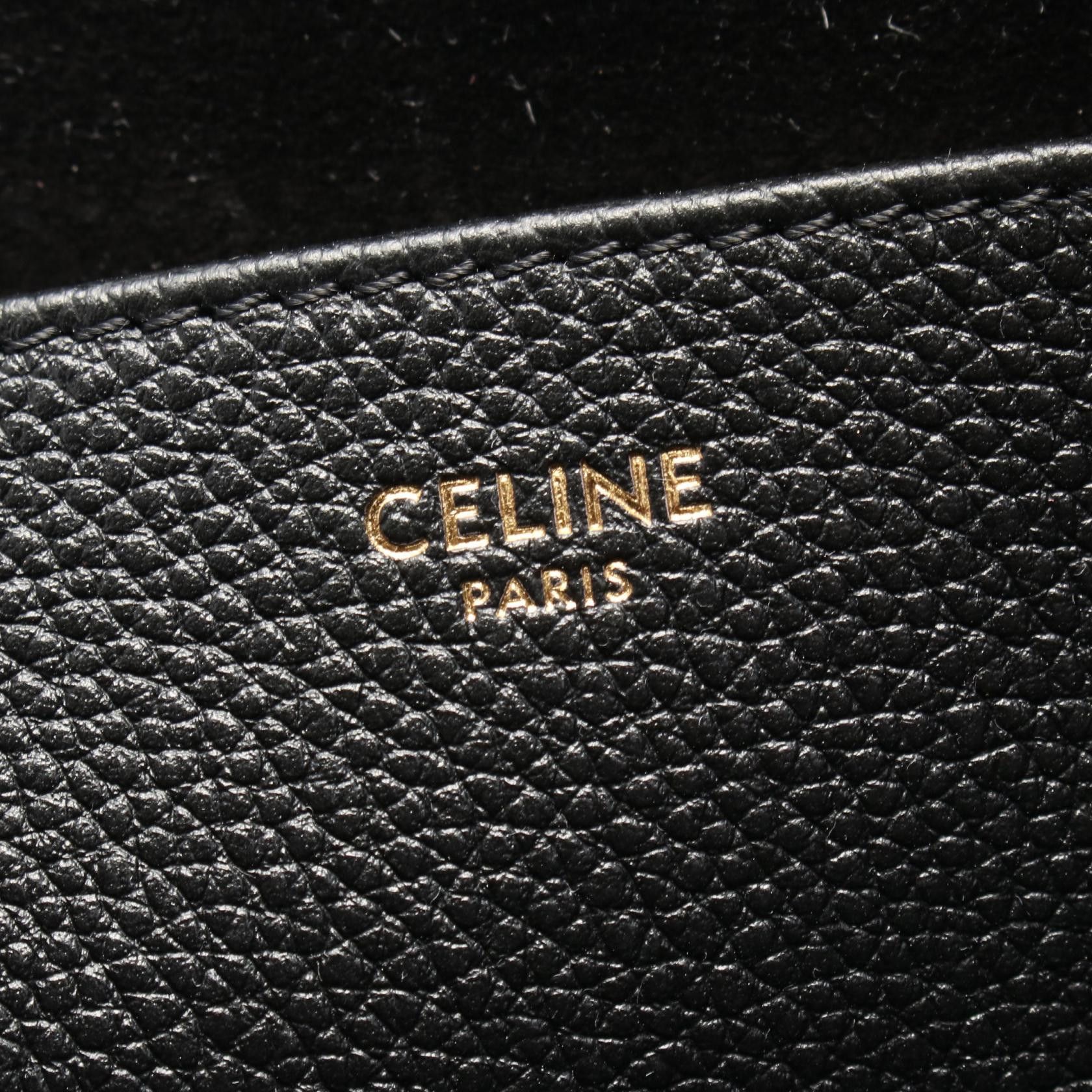 Celine Celine Medium Hippopotamus Anais Cuill Triomphe Handbag Tote Bag Leather Black Size ONE SIZE - 4 Thumbnail