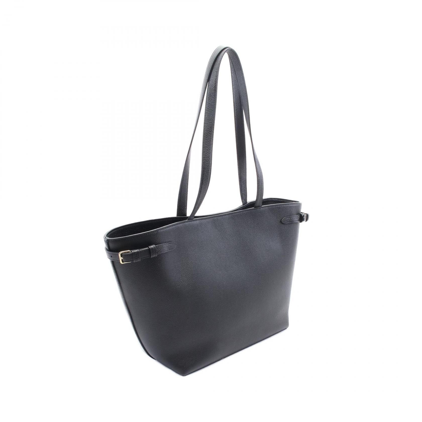 Celine Celine Medium Hippopotamus Anais Cuill Triomphe Handbag Tote Bag Leather Black Size ONE SIZE - 2 Thumbnail