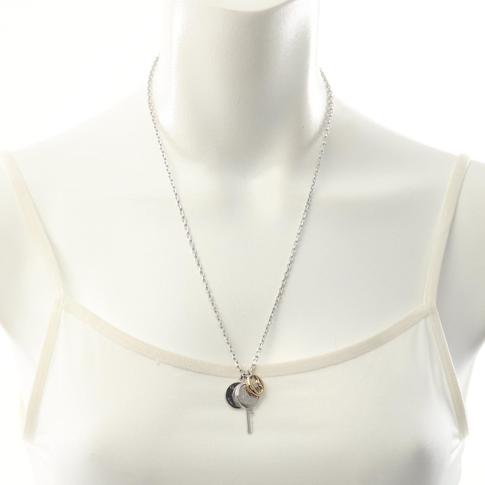 Dior Dior Necklace Stainless Steel Gp (Gold Plated) Silver Gold Size ONE SIZE - 6 Thumbnail