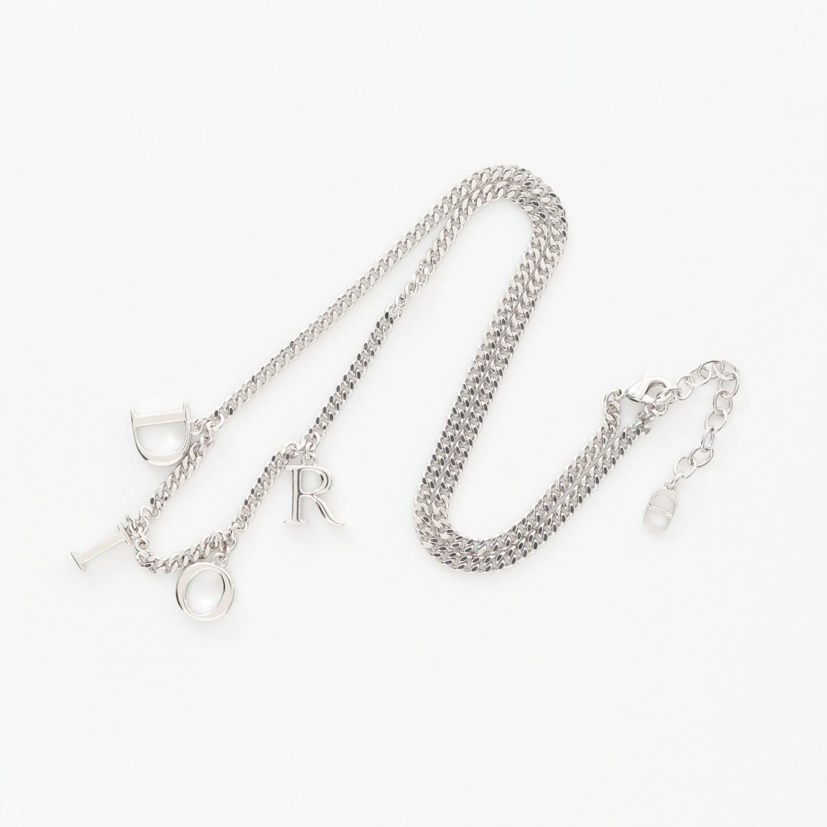 Dior Dior Necklace Stainless Steel Silver Size ONE SIZE - 3 Thumbnail