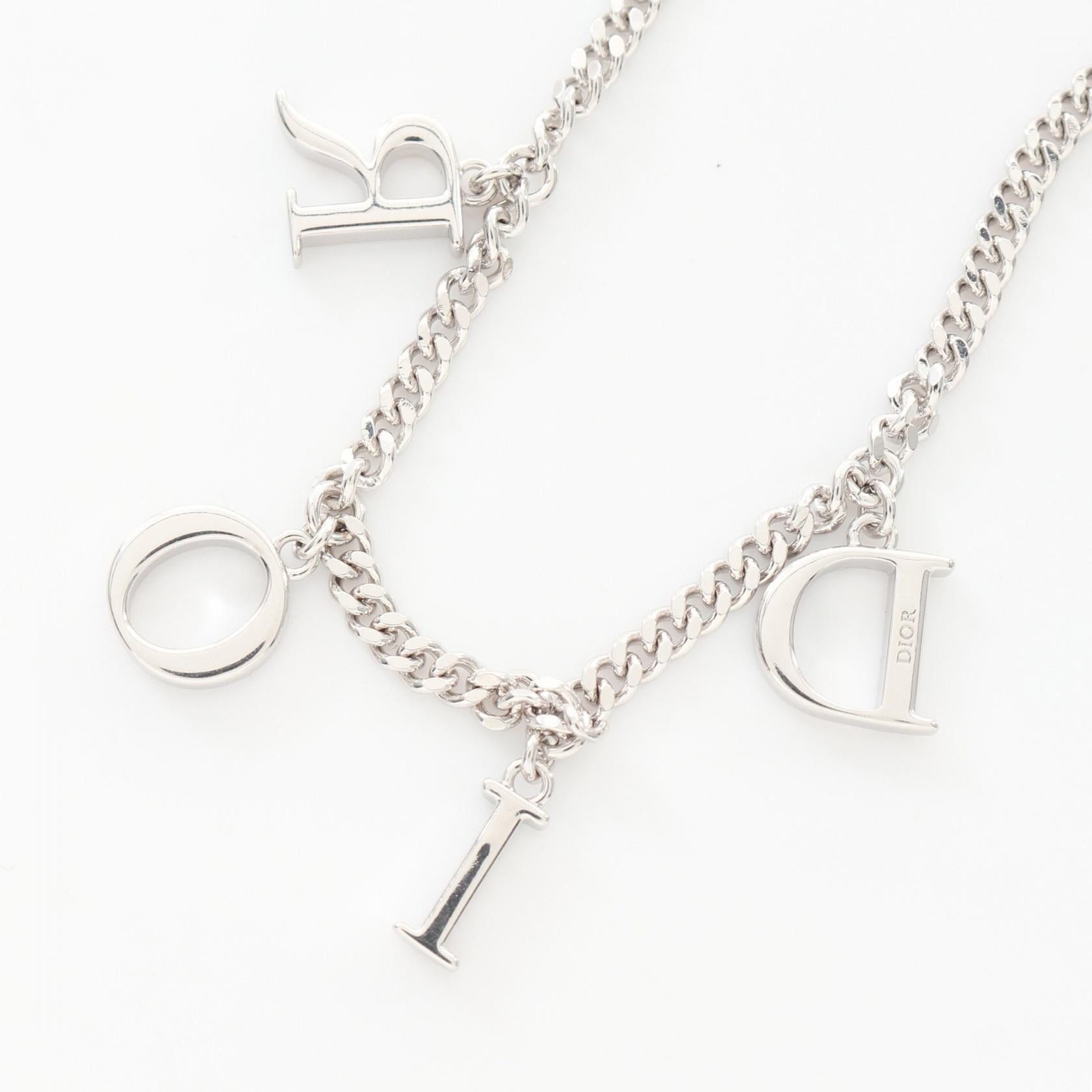 Dior Dior Necklace Stainless Steel Silver Size ONE SIZE - 2 Thumbnail
