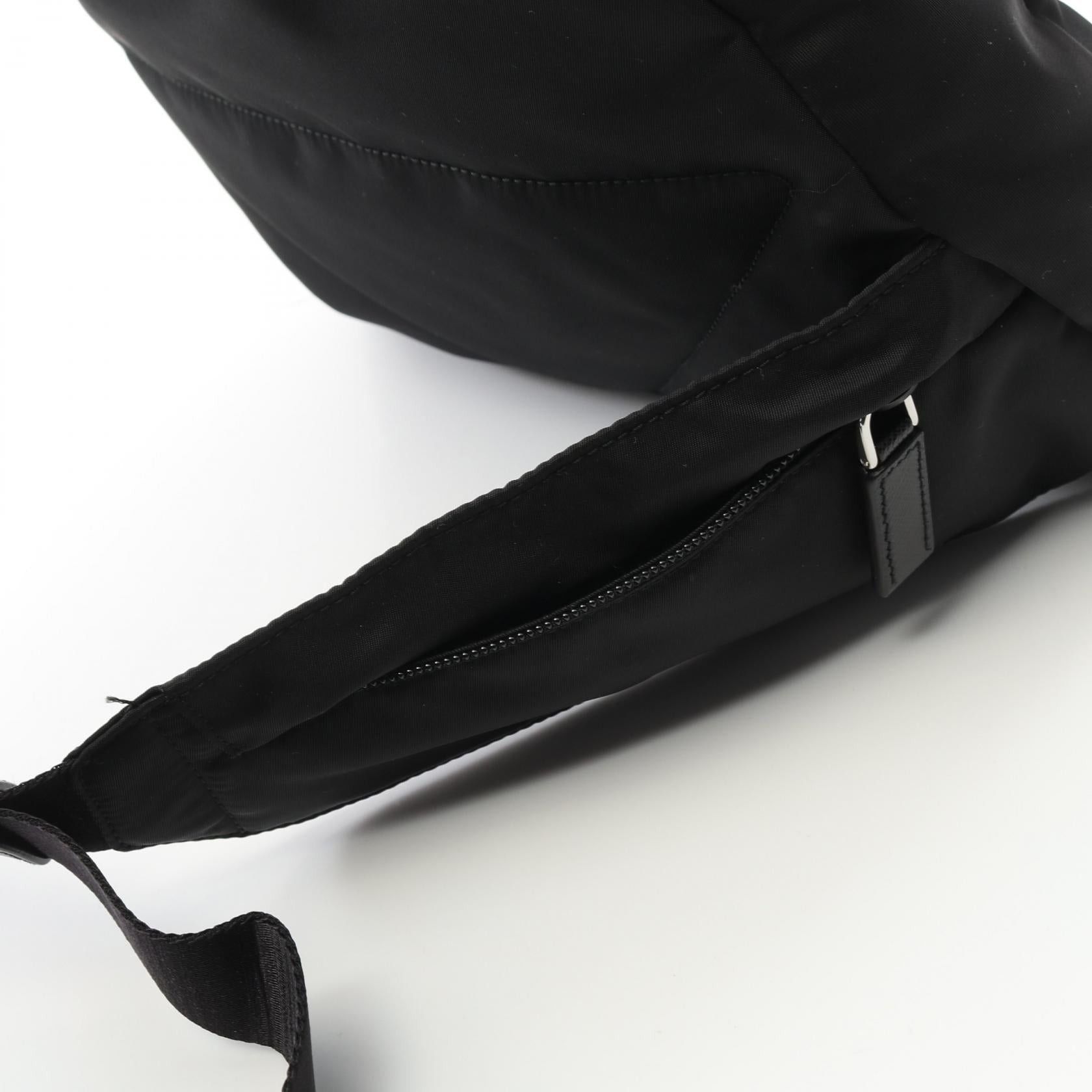 Prada Prada Tessuto Body Bag Nylon Saffiano Leather Black Size ONE SIZE - 5 Thumbnail