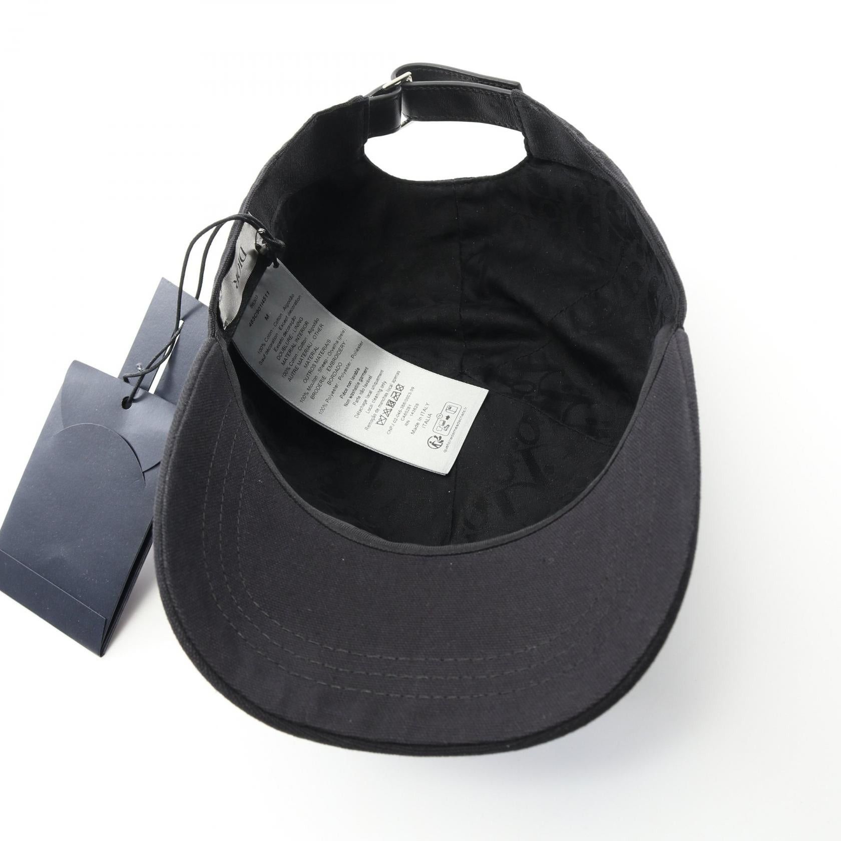 Dior Dior Cap Canvas Black Size ONE SIZE - 3 Thumbnail