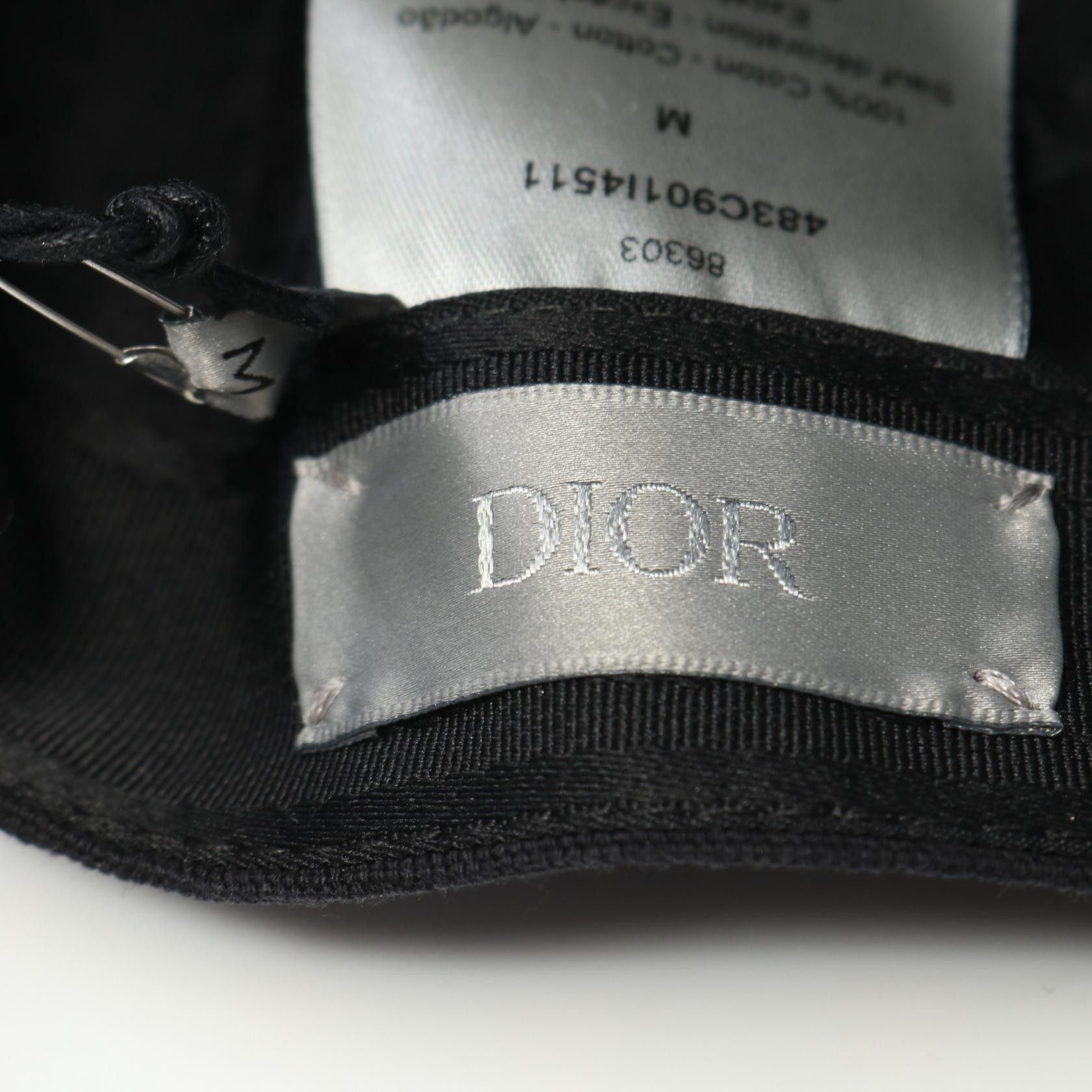 Dior Dior Cap Canvas Black Size ONE SIZE - 4 Thumbnail